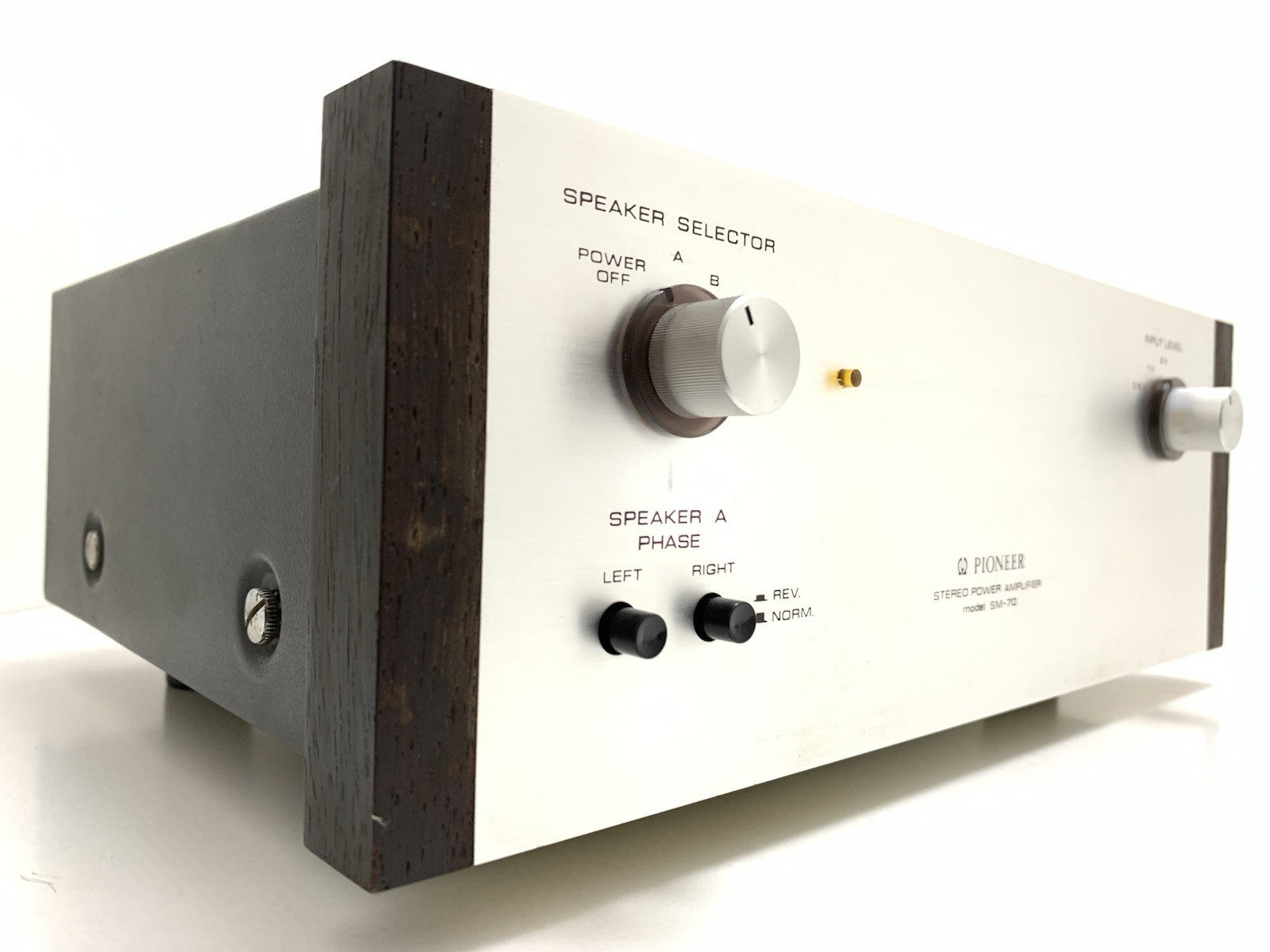PIONEER SM-70 SM700 Stereo Power Amplifier 20+20W RMS Vintage 1969 WORK GoodLook