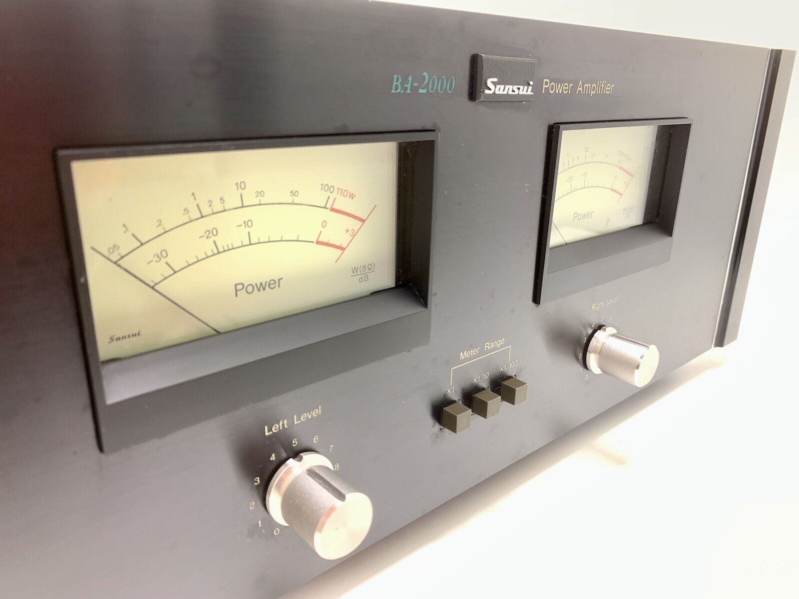 サンスイ　BA-2000 パワーアンプ SANSUI BA-2000 Stereo Power Amplifier 220 WRMS Vintage 1977