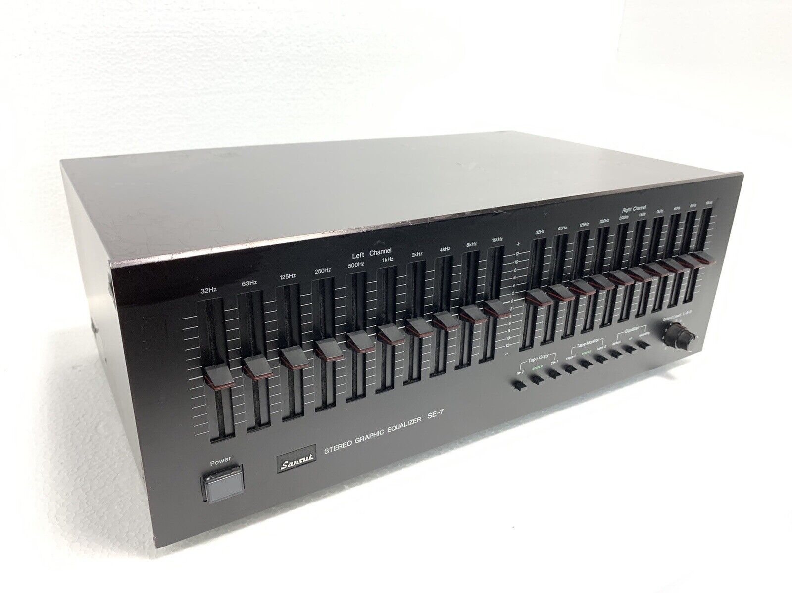 SANSUI SE-7 Stereo Graphic Equalizer  Vintage 1979  Hi Fi WORK PERFECT Good Look