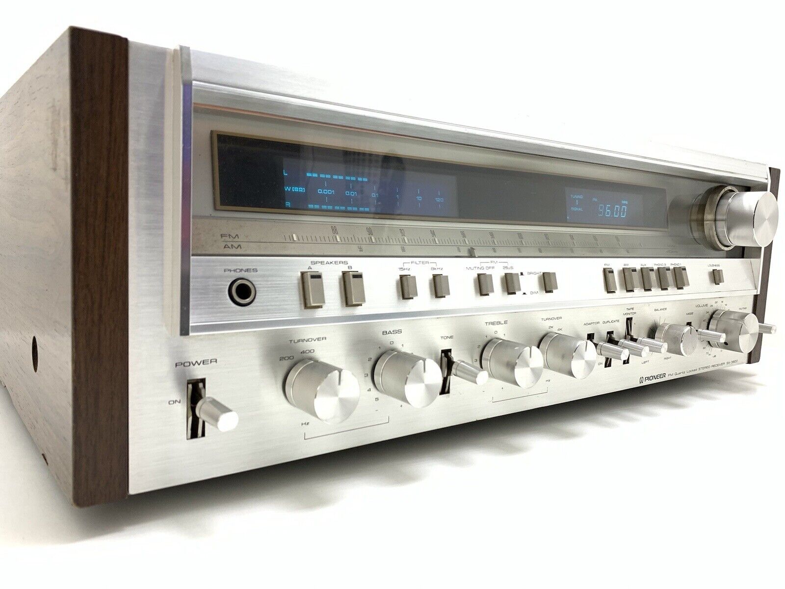 PIONEER SX 3900 Stereo Receiver 120 + 120 Watts RMS Vintage 1980 WORK Good Look