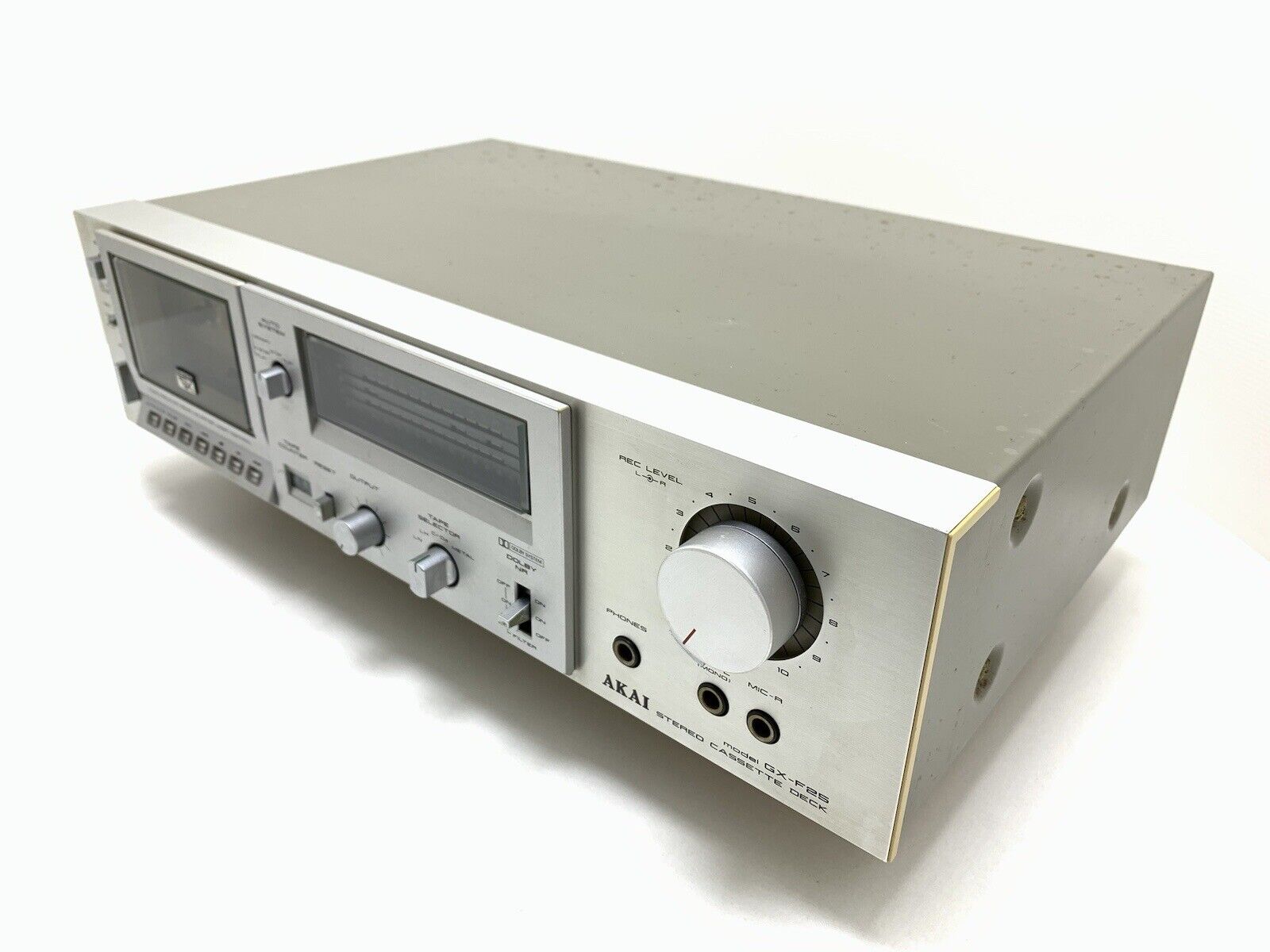 AKAI GX F25 Stereo Cassette Deck 2 Head Vintage 1981 Refurbished WORK Good Look