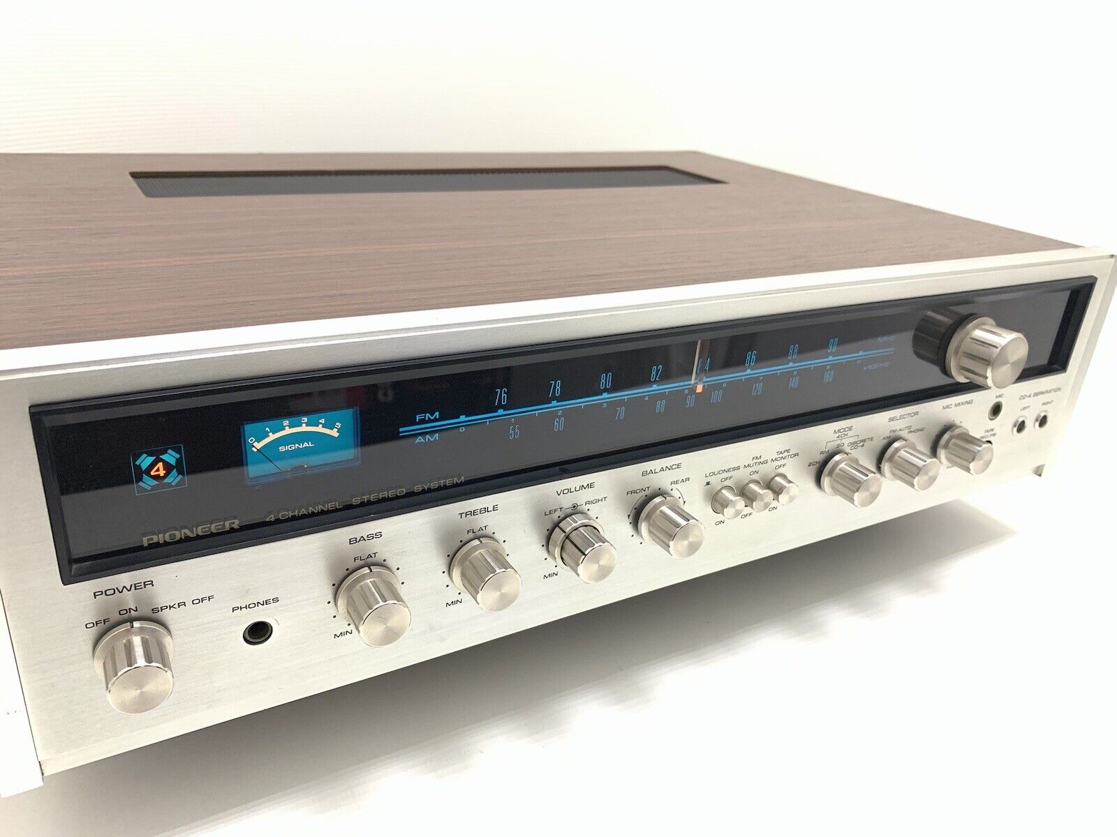 PIONEER 4 Channel Stereo Receiver ED-110 Very RARE Vintage 1973 Work Good Look