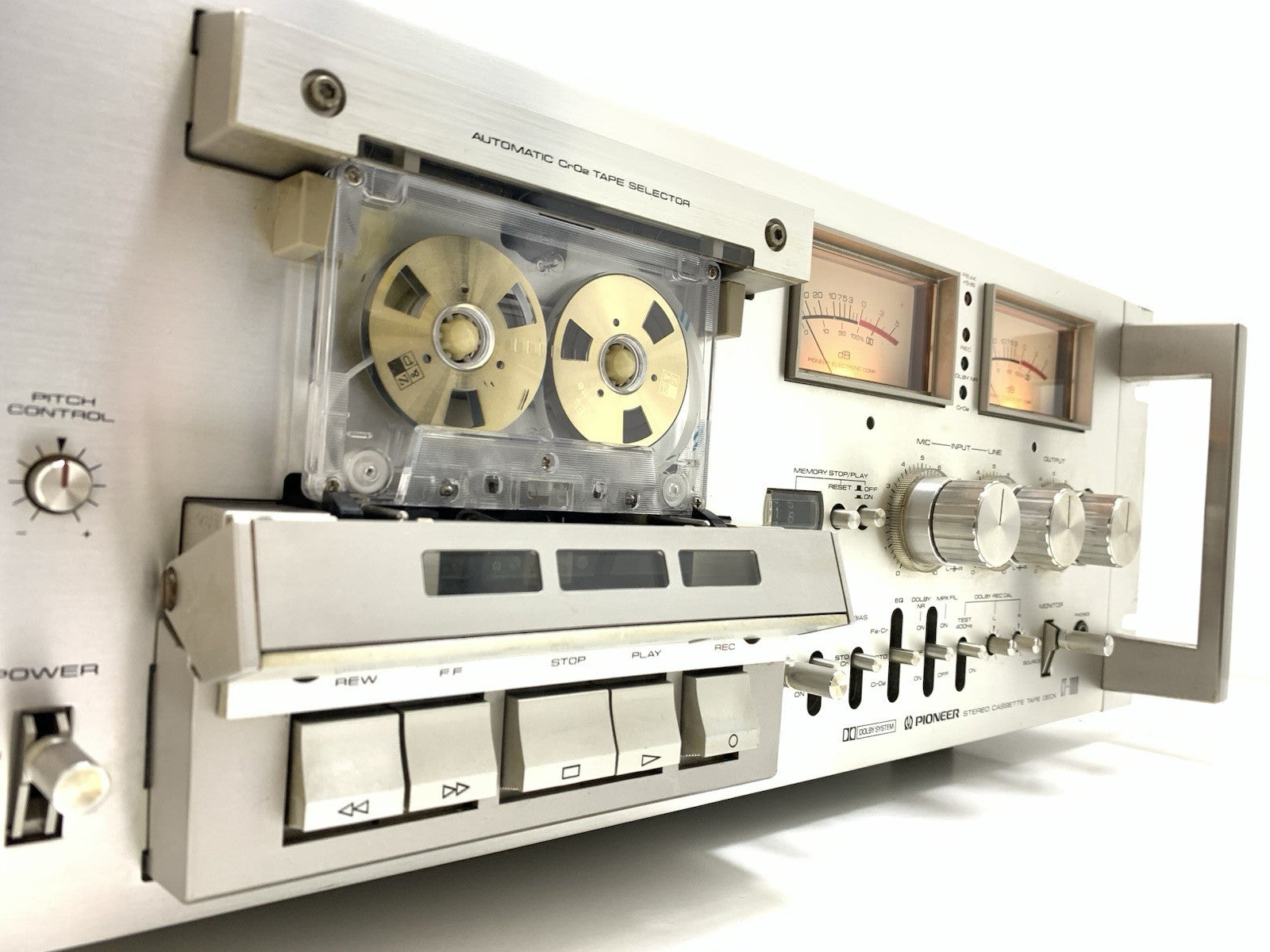 PIONEER CT 1000 CT-F1000 RACK 3 Head Stereo Tape Deck Vintage WORK Good Look