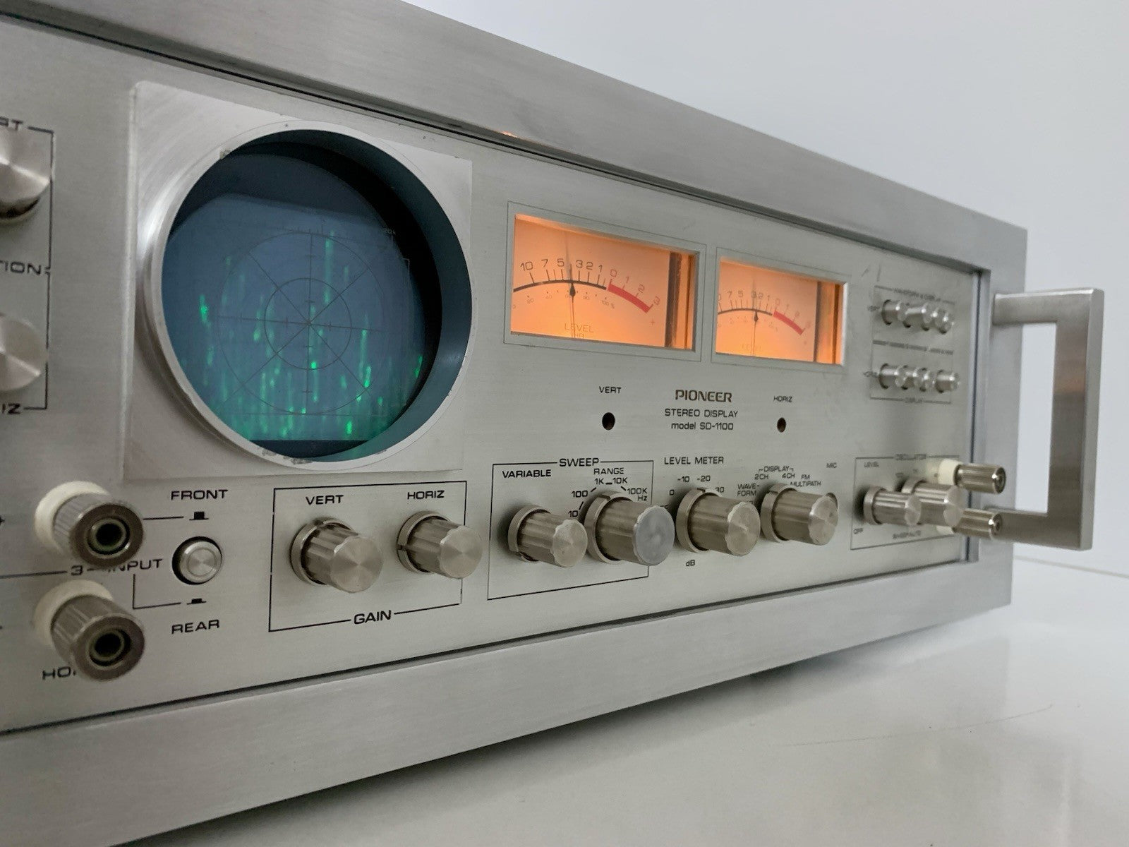 PIONEER SD-1100 Stereo Rack Display Audio Scope RARE Vintage 1972 WORK Good Look