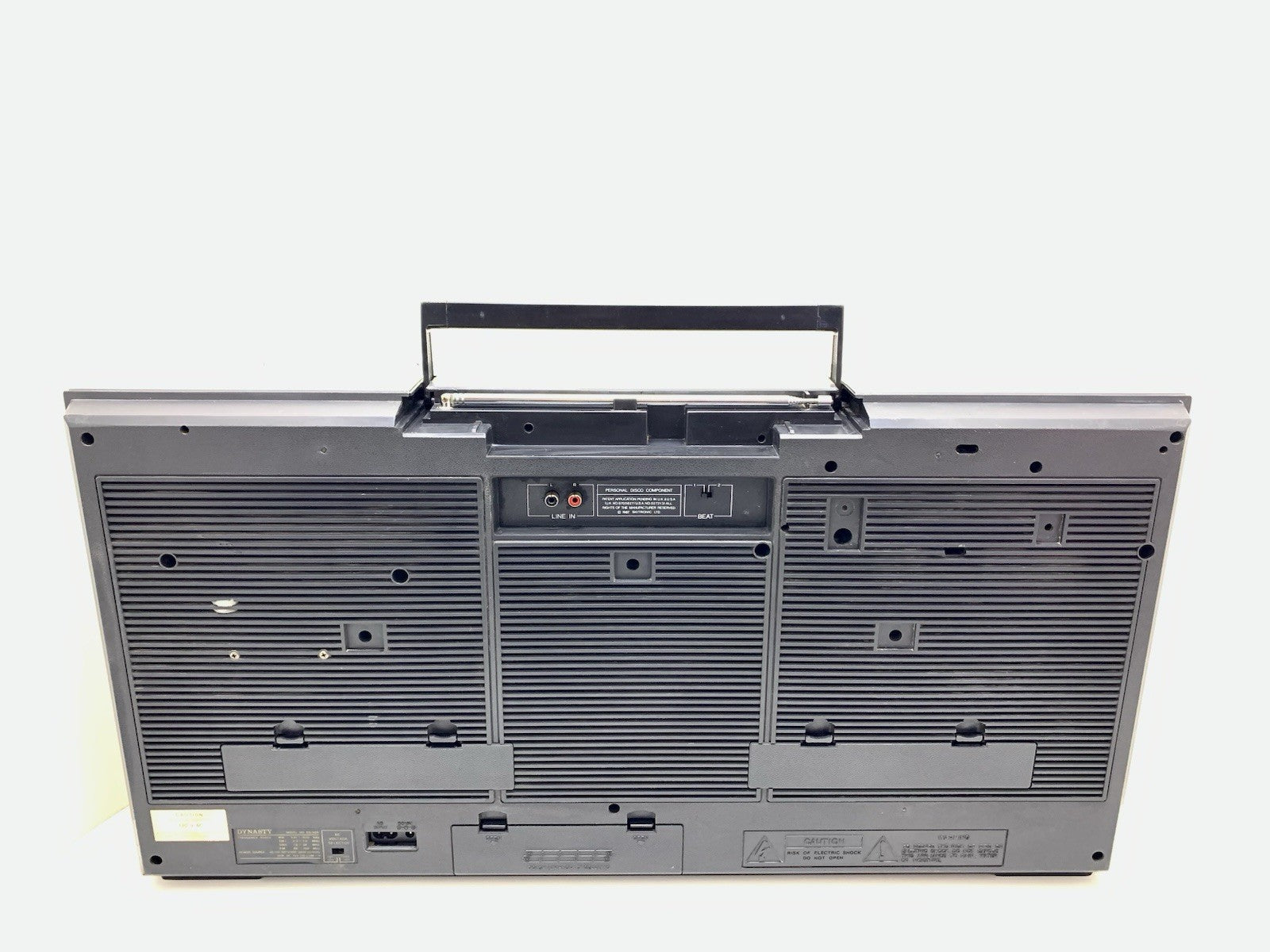 DYNASTY ES555 BOOMBOX Ghettoblaster MADONNA Radio Cassette Stereo WORK Good Look