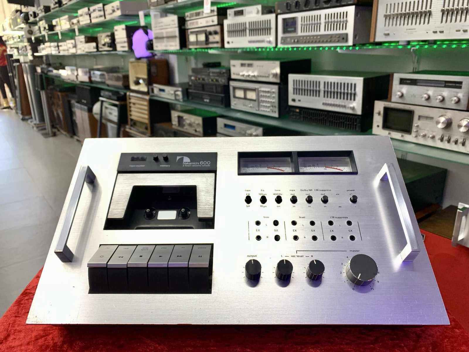 NAKAMICHI 600 High End 2 Head Cassette Tape Deck Vintage 1975 WORK Good Look