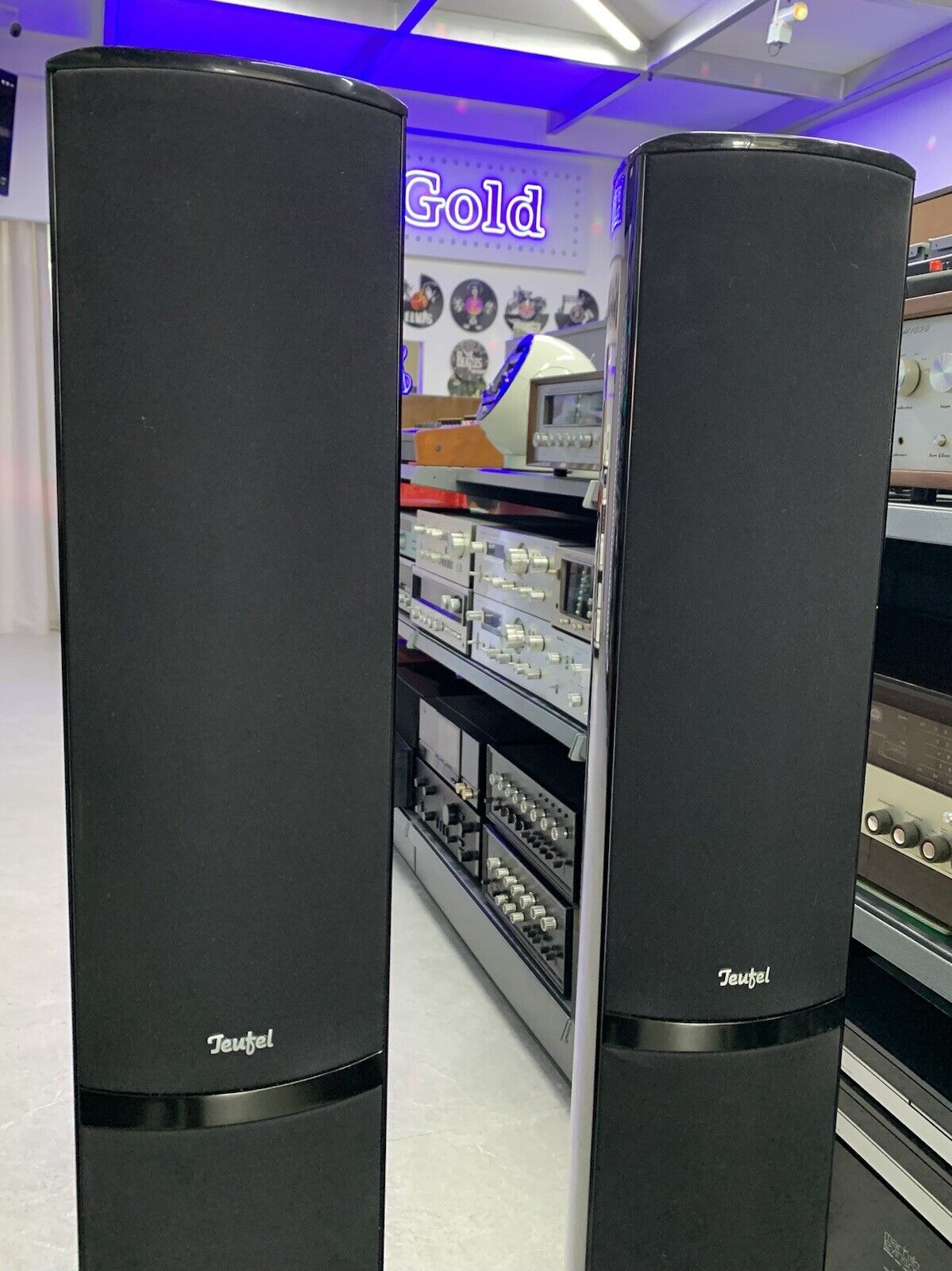 TEUFEL L 520 FR 4 Frontal Rear Speakers 190 WRMS High End WORK Germany Good Look