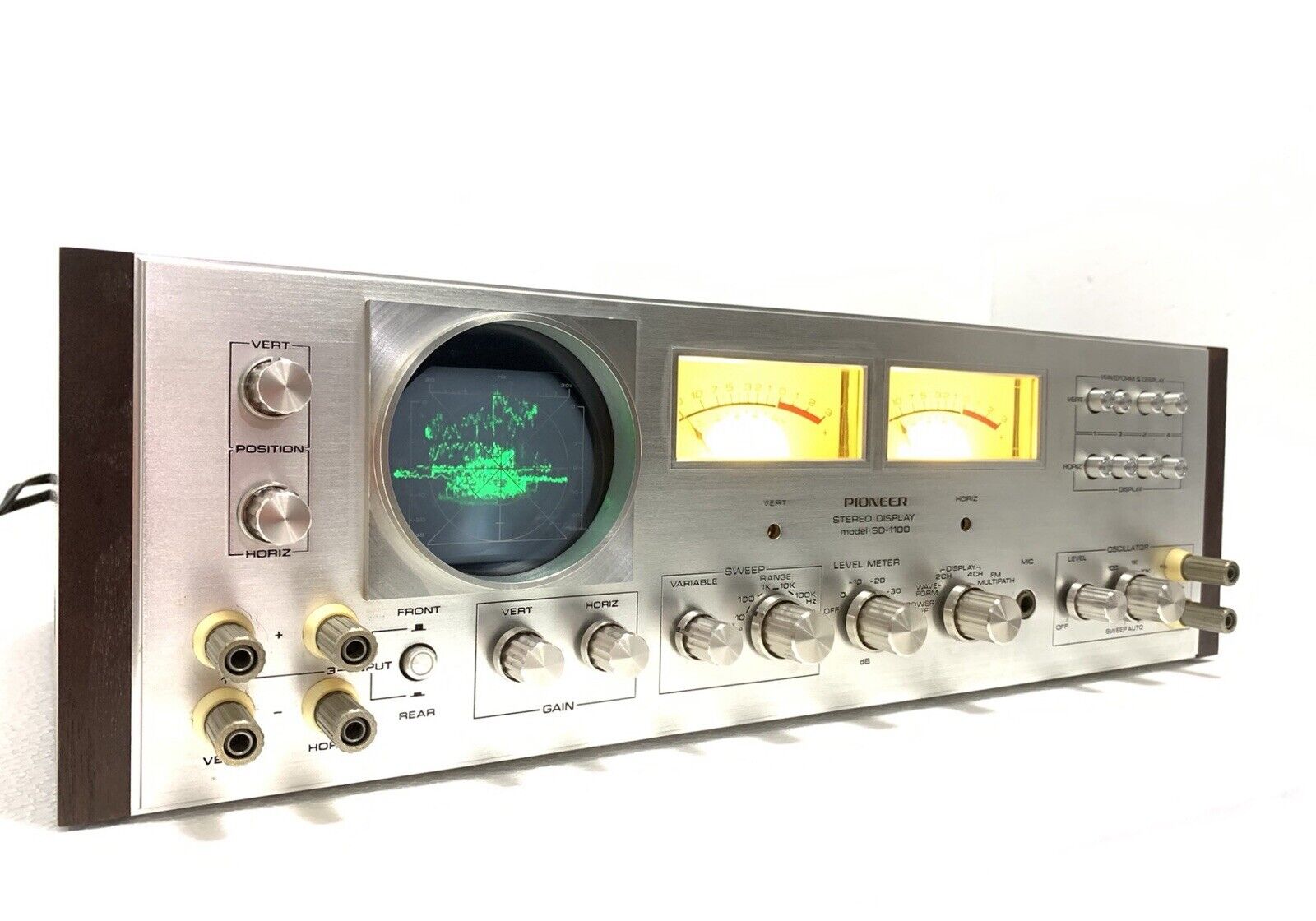 PIONEER SD-1100 Stereo Display Audio Scope VERY RARE Vintage 1972 WORK Good Look
