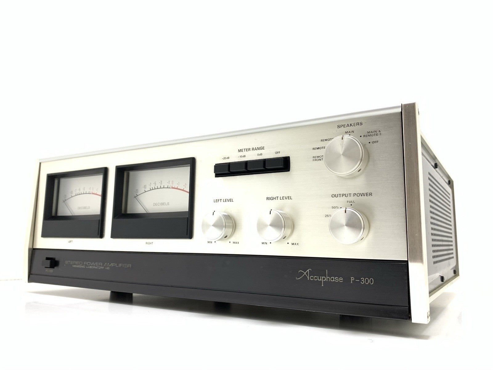 ACCUPHASE P 300 Stereo Power Amplifier 150+150 WRMS Vintage 1975 WORK Good Look