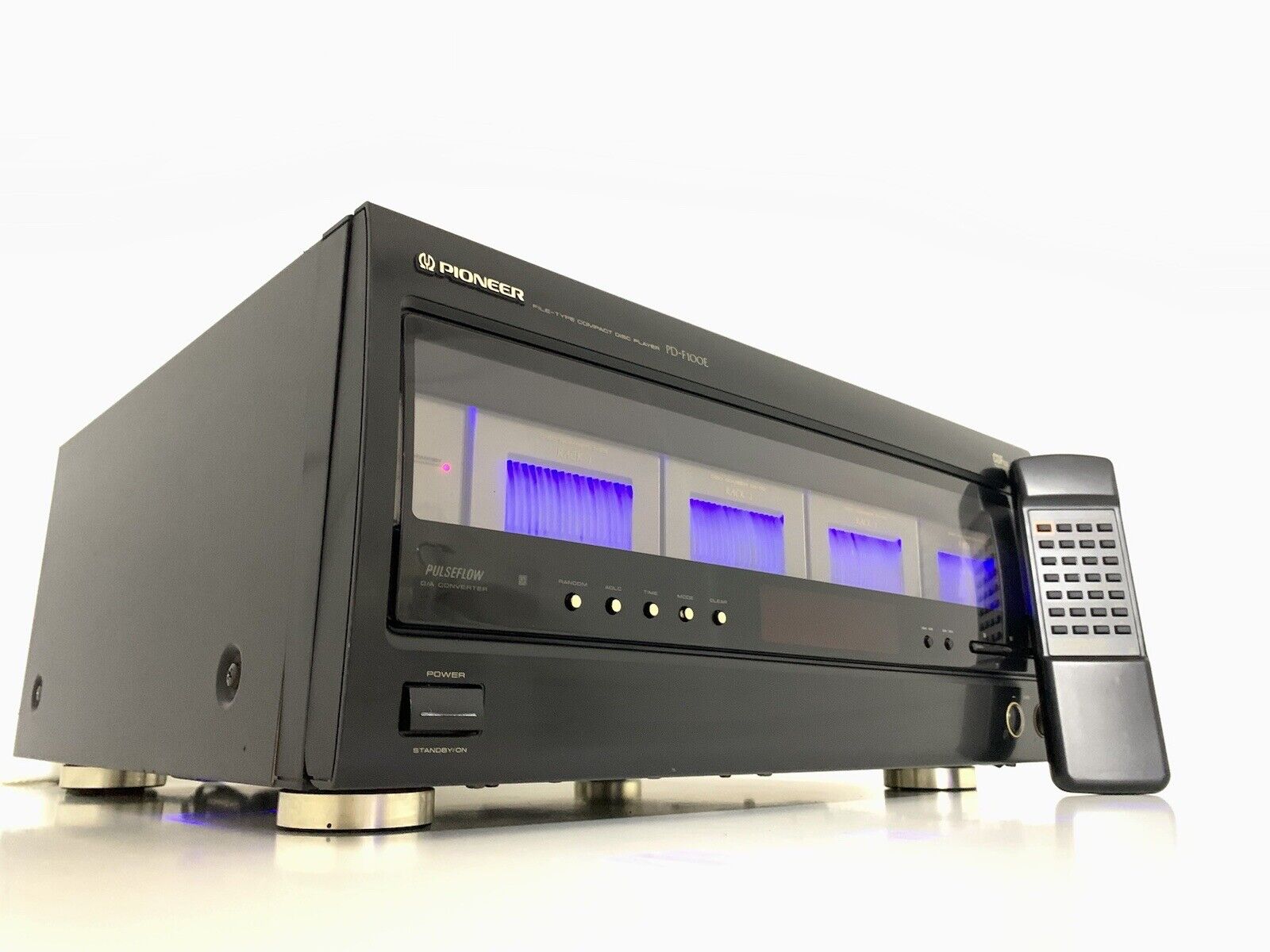 PIONEER PD F100E Compact Disc 100 CDs Multi Player Vintage 1994 WORK Good Look