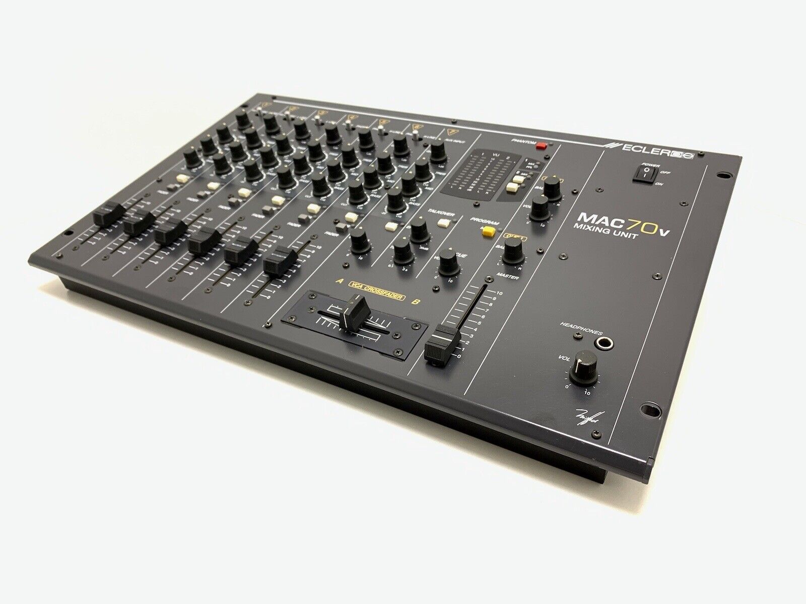 ECLER MAC 70V Professional Hi Fi DJ PRO MIXER 7 Input WORK Perfect Good Look