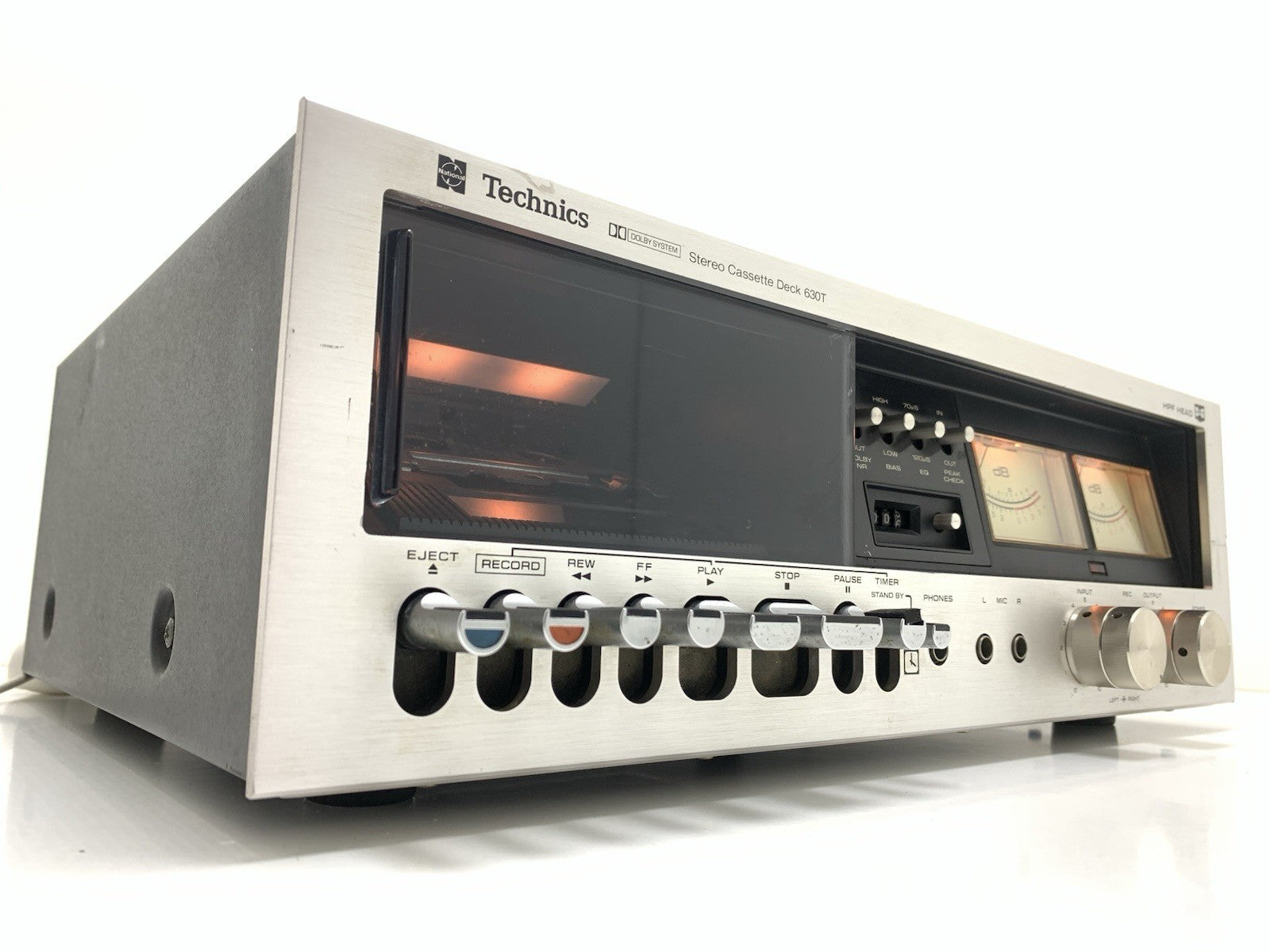 TECHNICS RS 630T Stereo Cassette Tape Deck 2 Head Vintage 1978