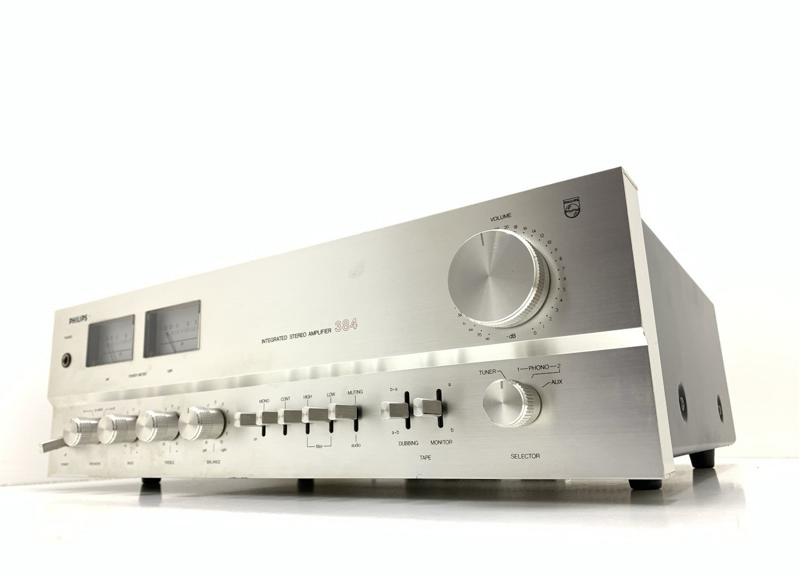 PHILIPS AH 384 Stereo Amplifier 2X 40Watts RMS Vintage 1978 Hi Fi WORK GOOD LOOK