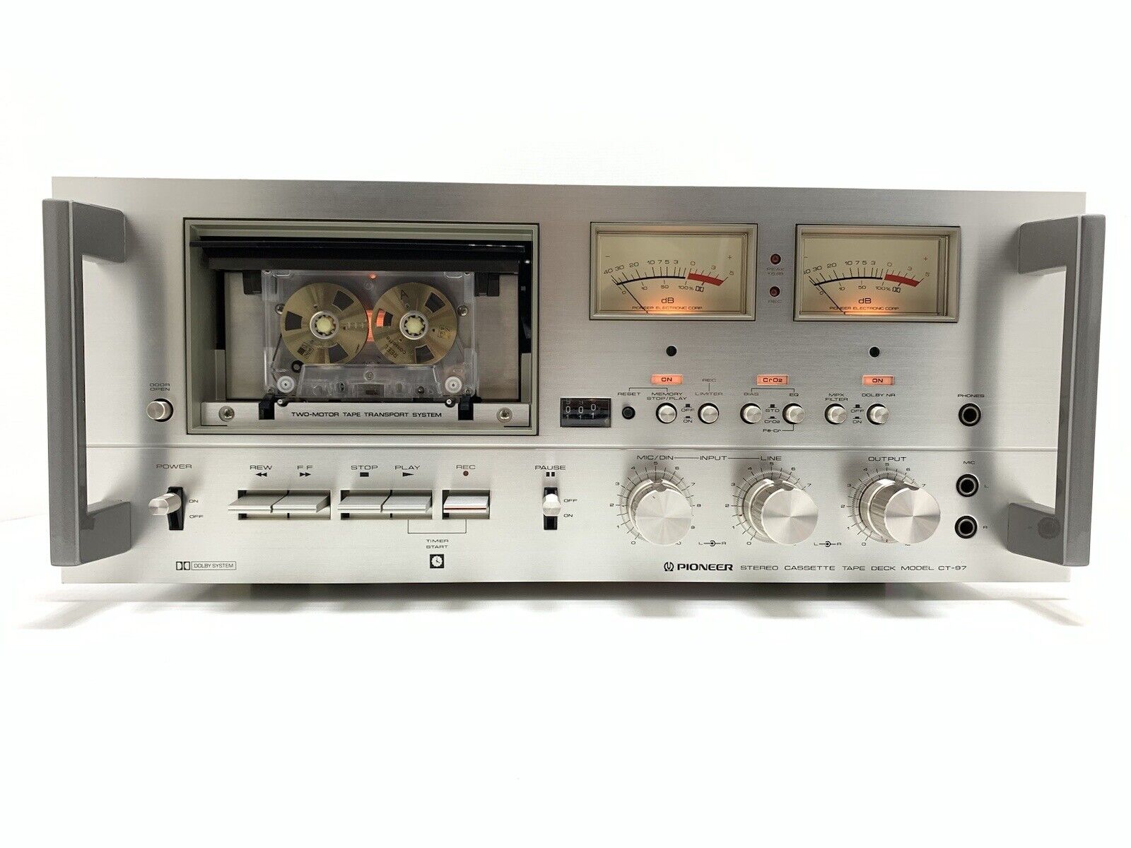 PIONEER CT-97 Rack 2 Motor 2 Head Stereo Tape Deck Vintage 1976