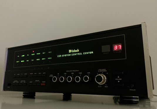 McINTOSH C 35 System Control Center Stereo Pre Amplifier Vintage WORK Good Look