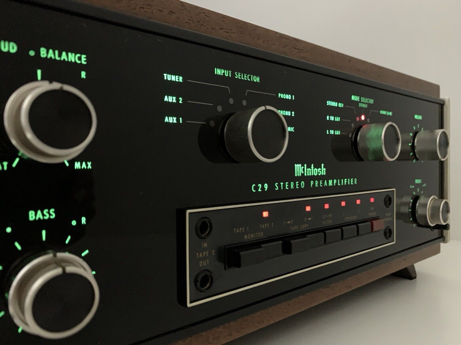 McINTOSH C 29 Stereo Pre Amplifier Vintage 1982 High End WORK Perfect Good Look
