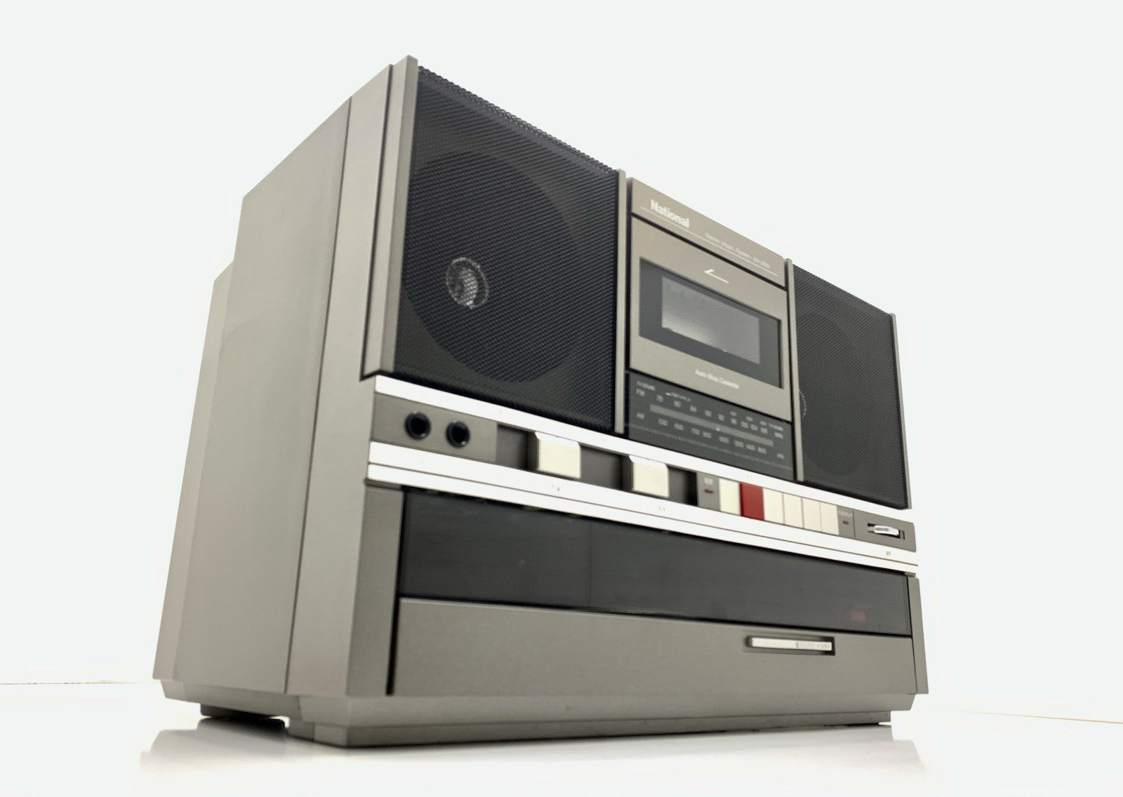 NATIONAL PANASONIC SG J500 BOOMBOX STEREO Radio Cassette Turntable Vintage WORK