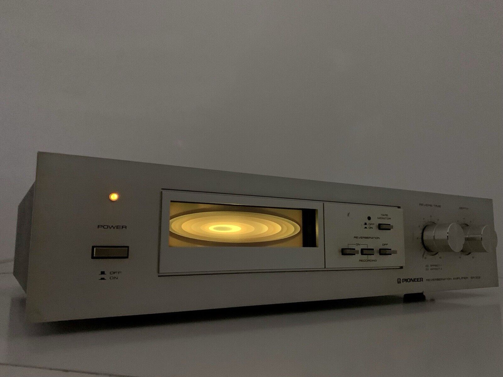 PIONEER Stereo REVERBERATION AMPLIFIER SR-303 Vintage 1980 Work PERFECT GoodLook