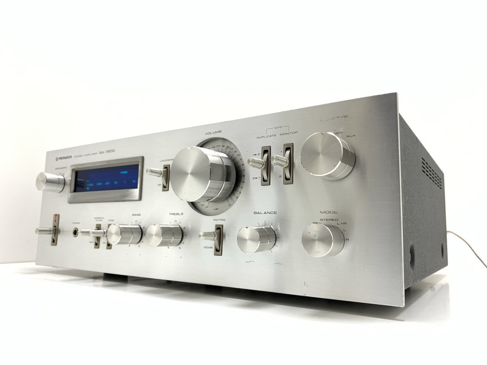PIONEER SA-7800 Stereo Amplifier 65+65W RMS Vintage 1979 Blue LINE Work GoodLook