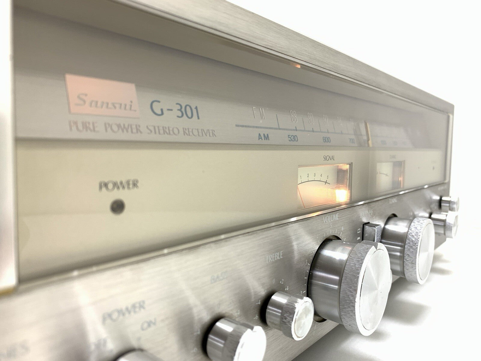 Sansui G 301/G-3000 Stereo Receiver 26+26Watts RMS Vintage 1978 Work Good Look