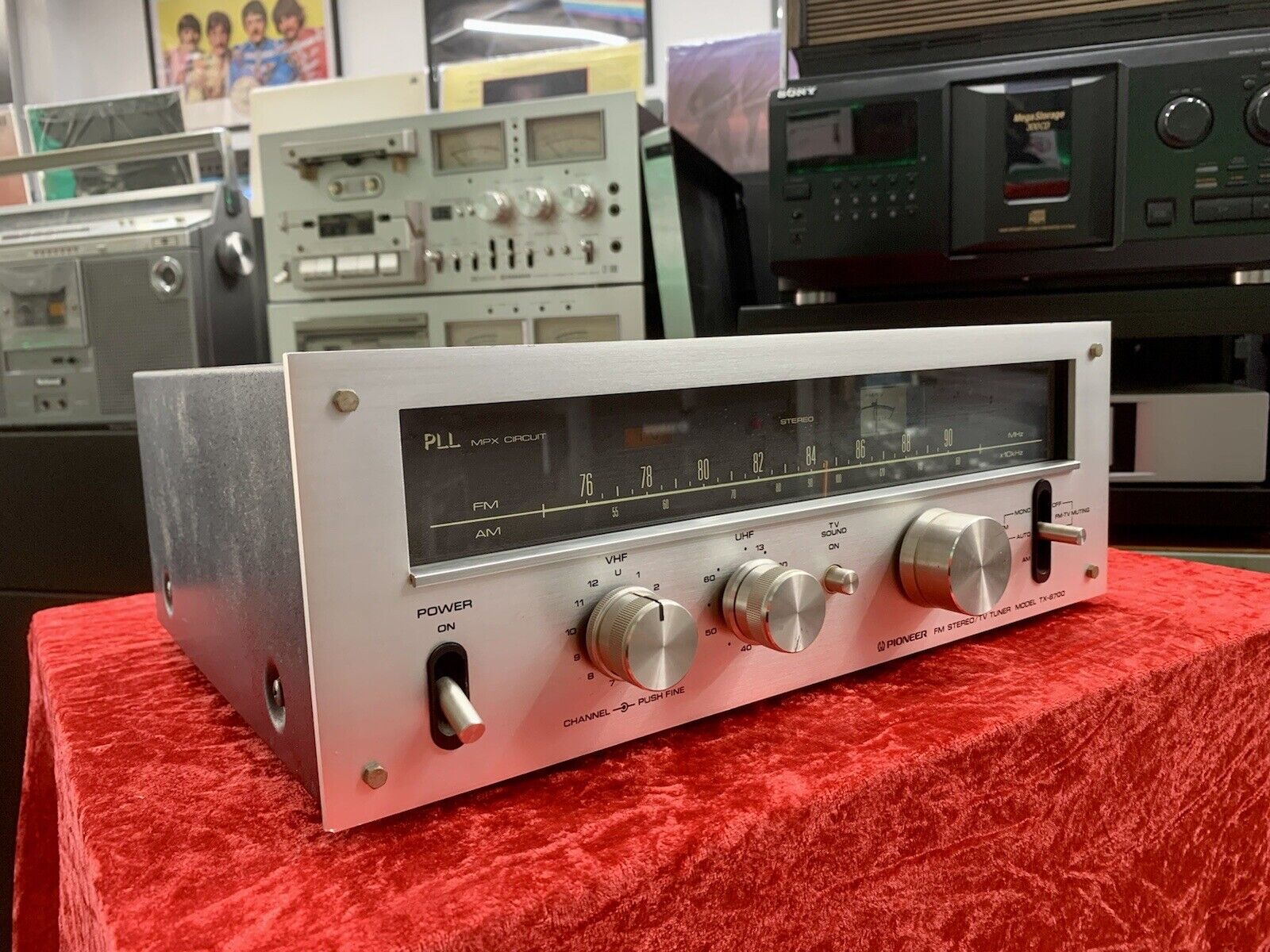 PIONEER TX-6700 TV VHF UHF AM FM Stereo RARE Tuner Vintage 1975