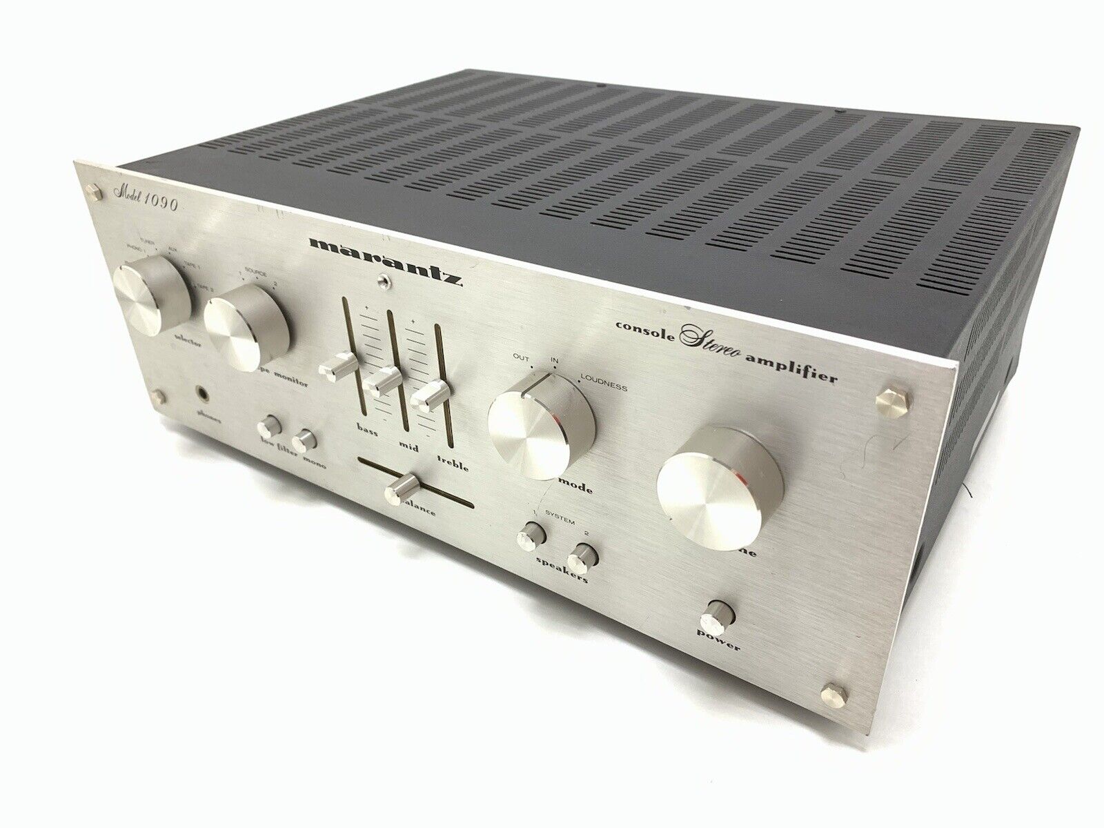 MARANTZ 1090 Stereo Integrated Amplifier 90Watts RMS Vintage 1977 WORK Good Look