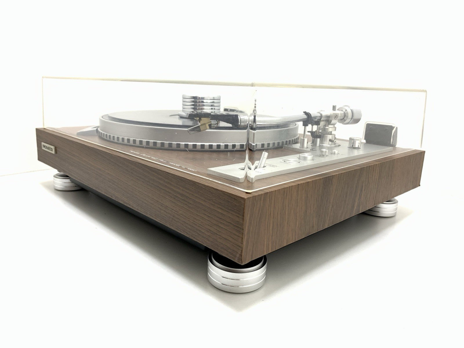 PIONEER XL 1550 Turntable Direct Drive Manual Quartz Vintage 1976 WORK Good Look