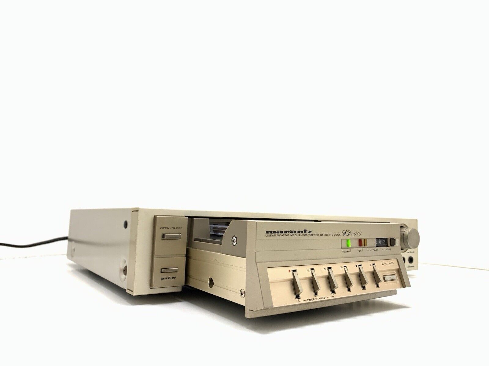 MARANTZ SD 5010 Stereo Cassette Deck 2 Head Vintage 1980 High End WORK Good Look