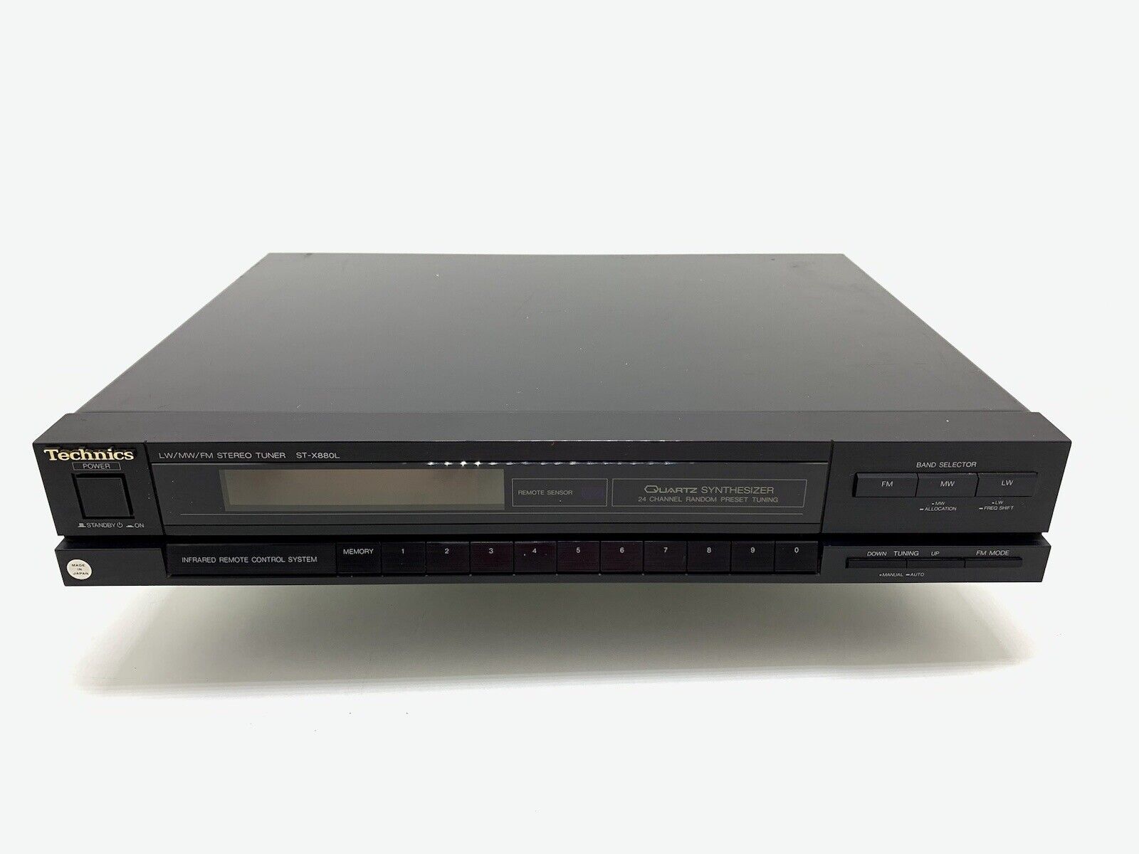 TECHNICS ST-X880L FM/MW/LW Stereo Tuner Digital HiFi Vintage 1987 Work Good Look