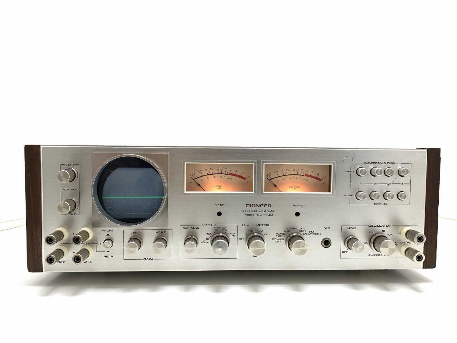 PIONEER SD-1100 Stereo Display Audio Scope VERY RARE Vintage 1972 WORK Good Look