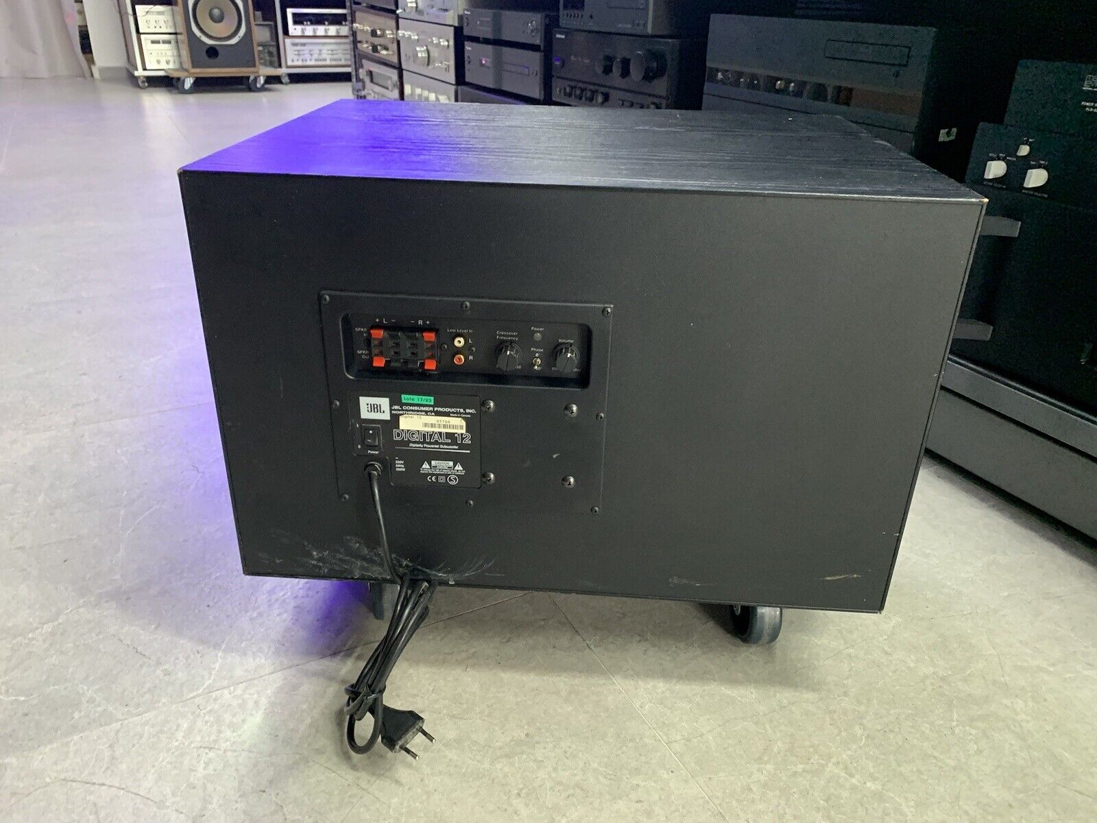 JBL DIGITAL 12 SubWoofer ACTIVE Speakers 200 W RMS Vintage 2000 WORK Good Look