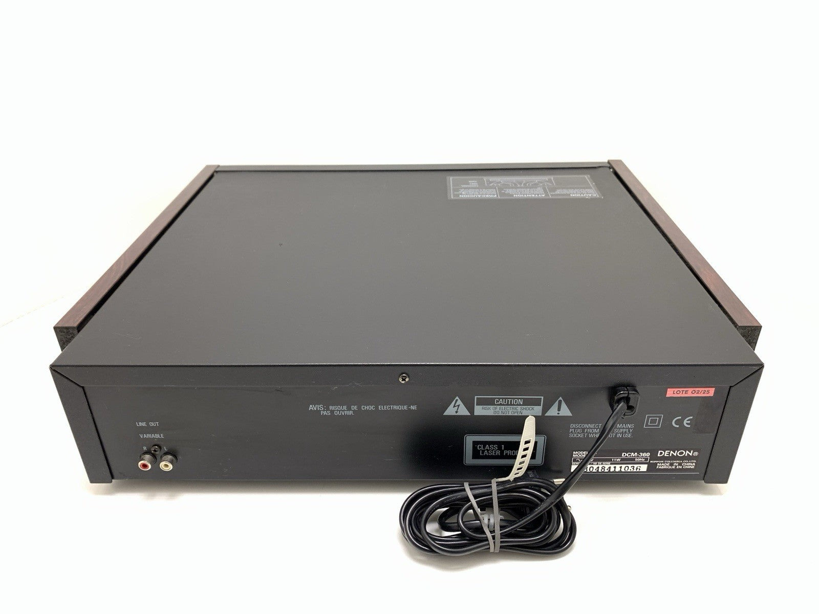 DENON DCM 360 Auto Changer Compact Disc Player 5 CD Vintage 1996 WORK Good Look