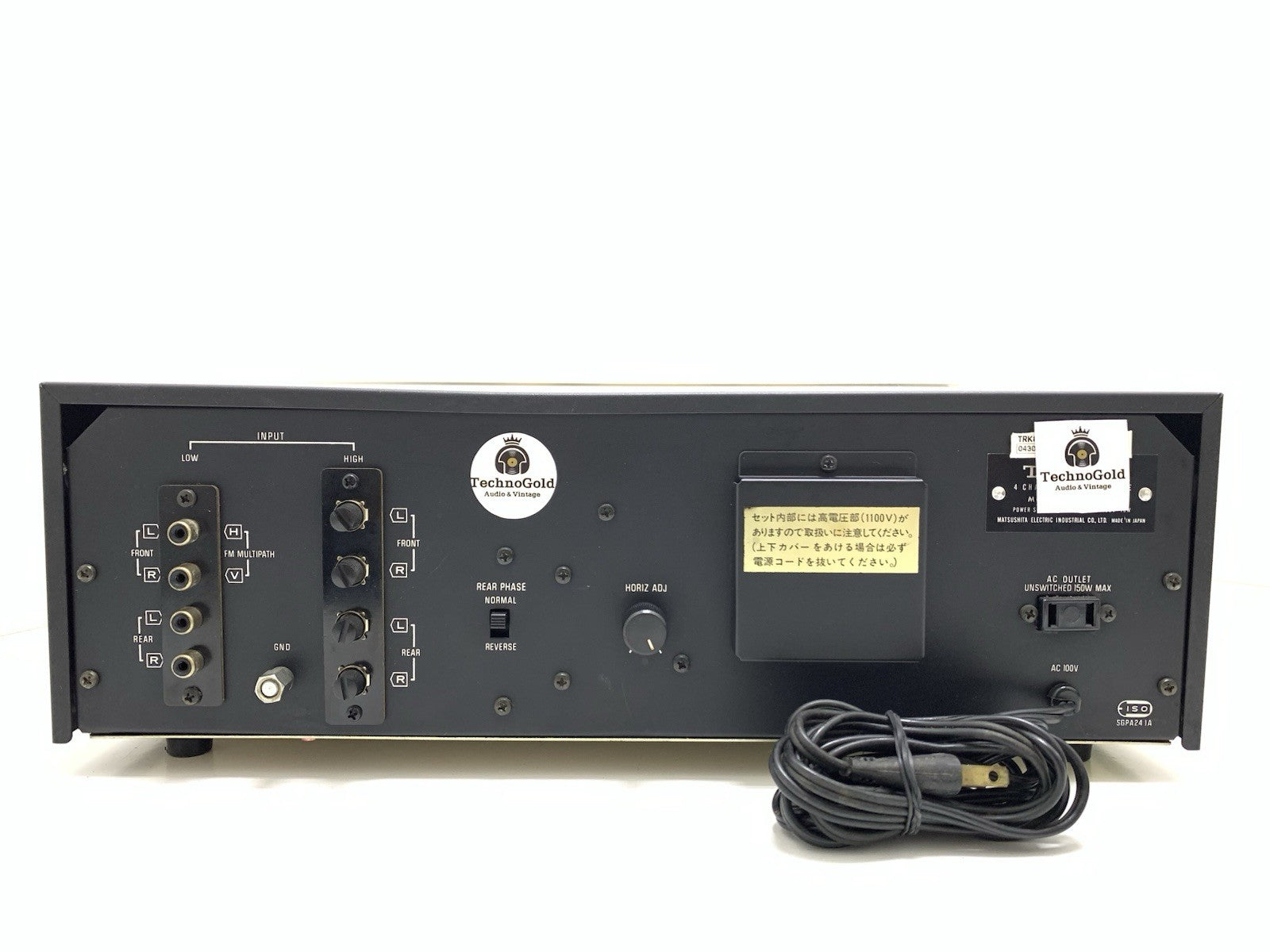 TECHNICS SH-3433 Audio Scope 4 Channel RARE Hi Fi Vintage 1973 WORK Good Look