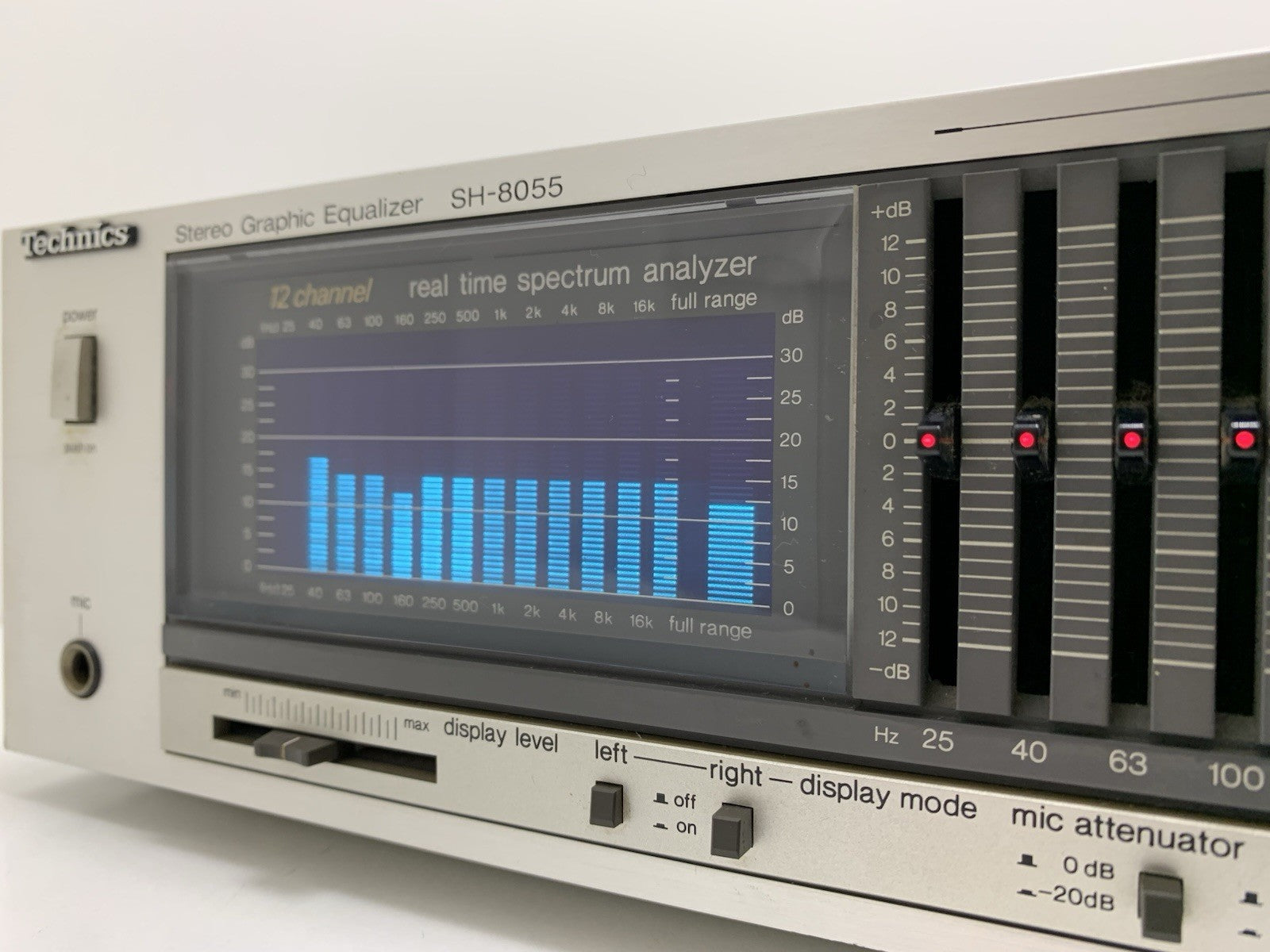 TECHNICS SH 8055 Stereo Graphic Equalizer Spectrum Analyzer