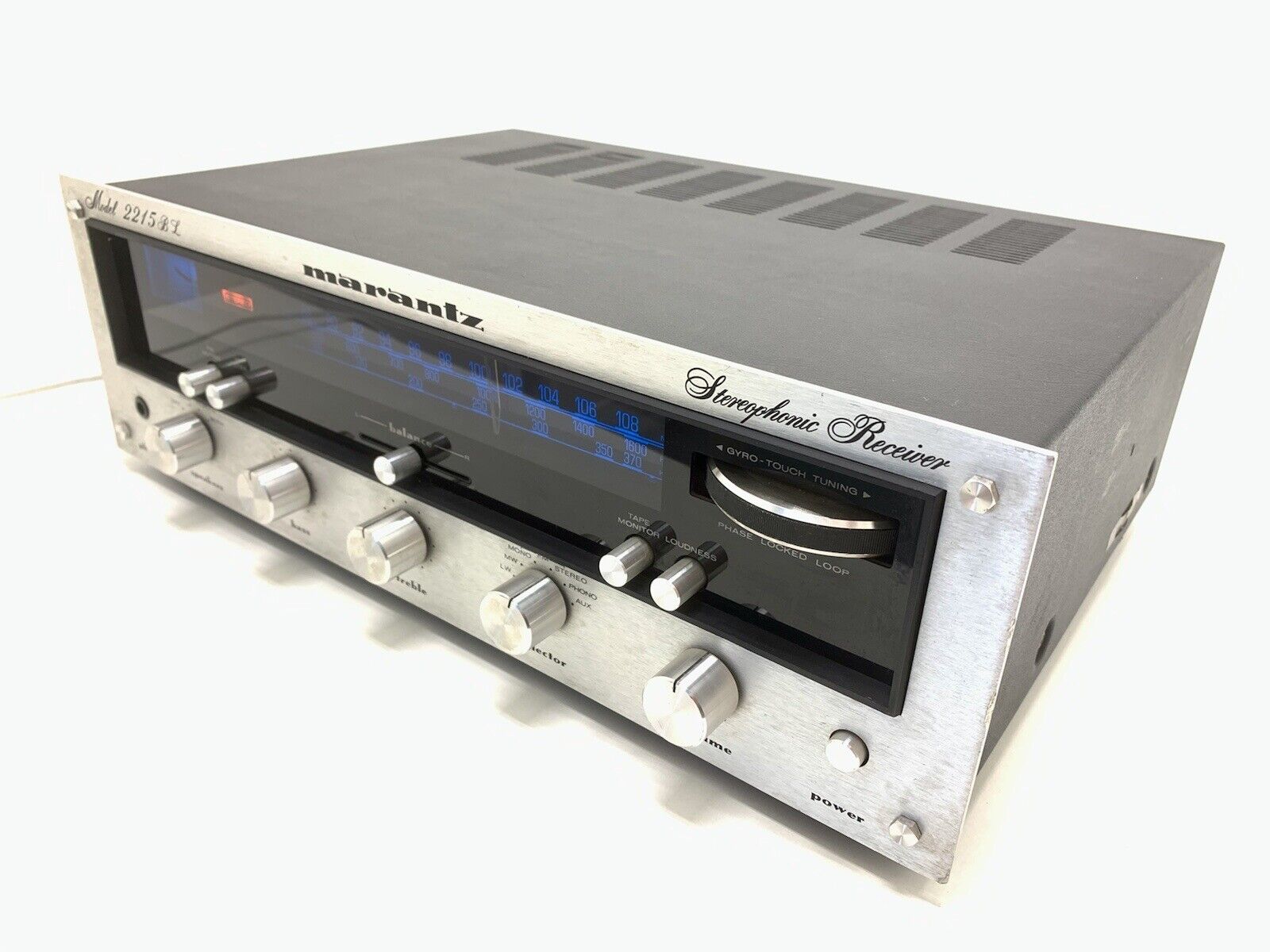 MARANTZ 2215BL Stereo Receiver 2 X 15 Watts RMS Vintage 1975 RARE Work Good Look