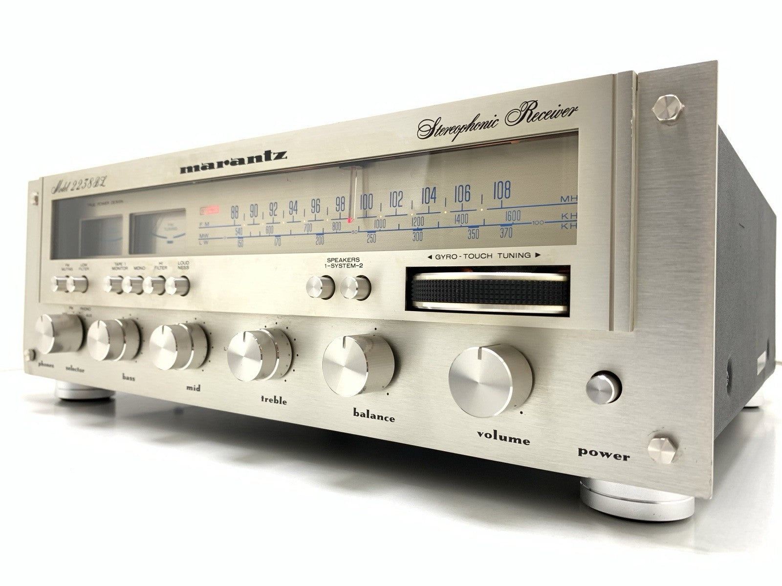 MARANTZ 2238BL Stereo Receiver 2X 42 Watts RMS Vintage 1977 RARE WORK Good Look