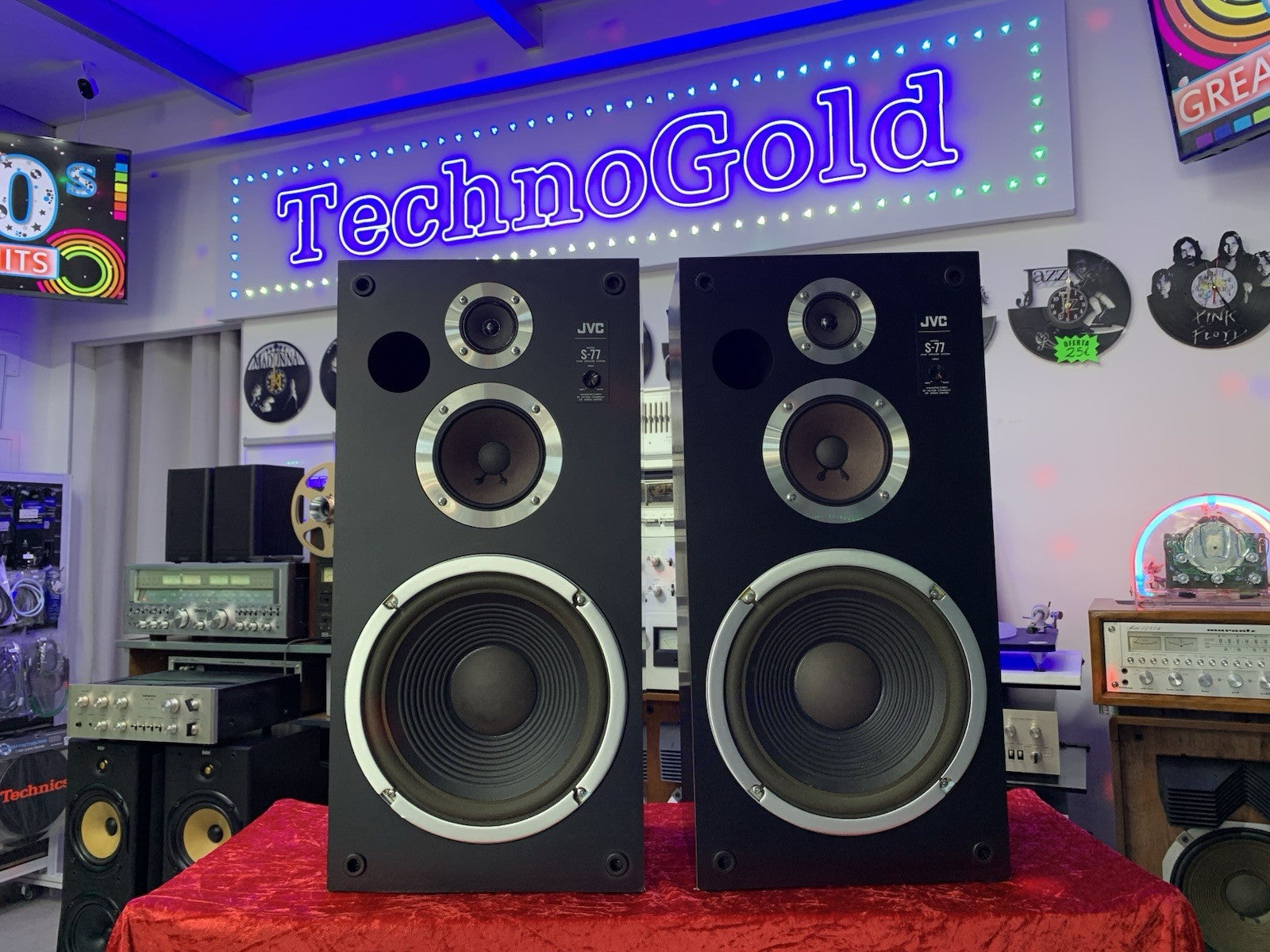 JVC S 77R Lautsprecher 3-Wege-System 120 Watt RMS Vintage 1980