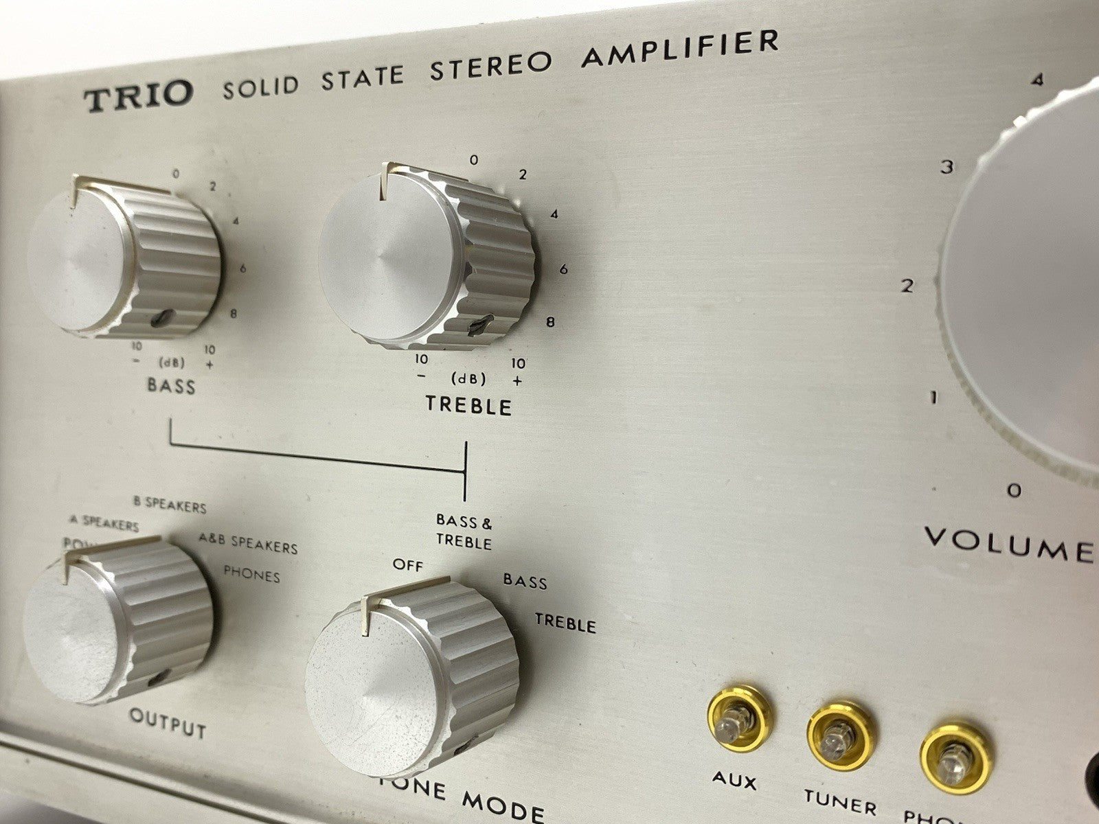TRIO KENWOOD KA 6000 Legendary  Amplifier 45+45W RMS Vintage 1968 WORK Good Look