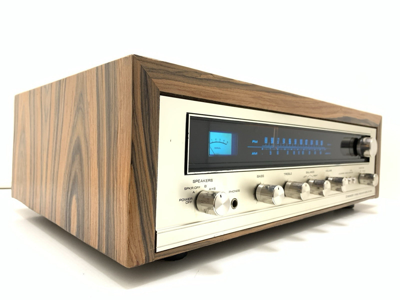 PIONEER SX 300 AM/FM Stereo Receiver NEW Wood BOX Vintage 1973 WORK Good Look