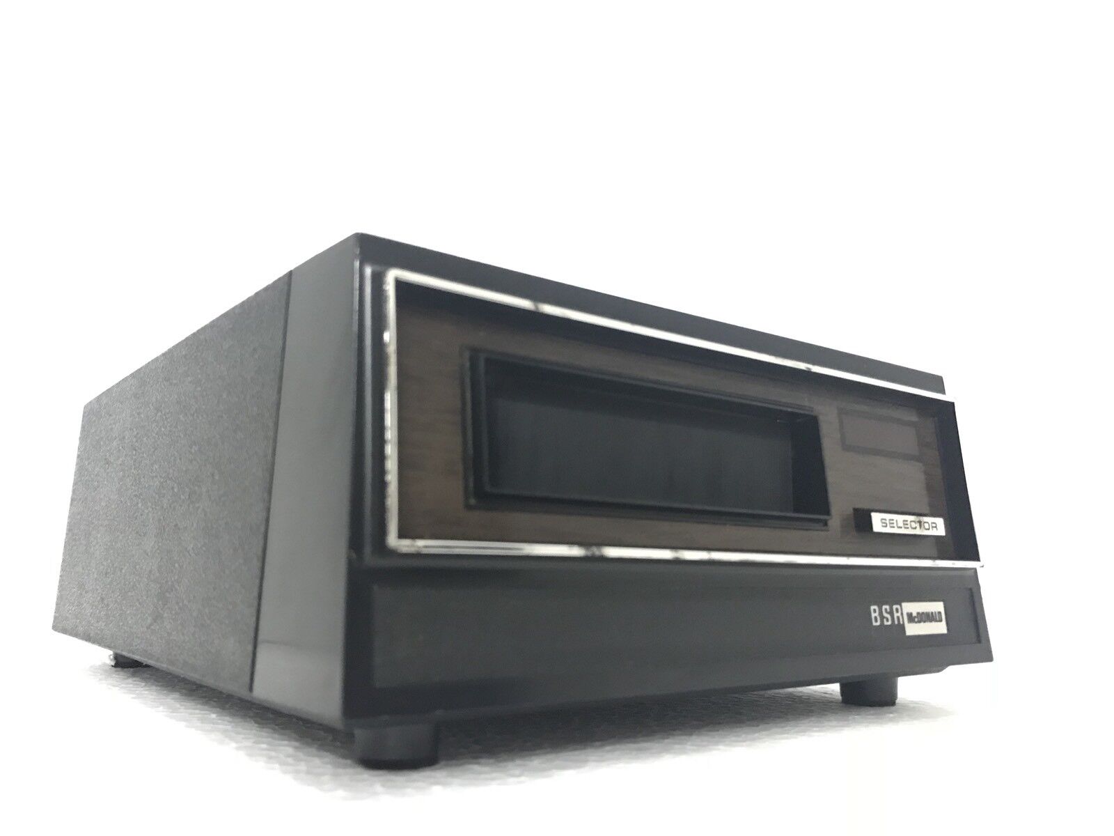 BSR McDONALD TD 8S Stereo 8-Track Playback Deck Vintage Working 220 V Good Look