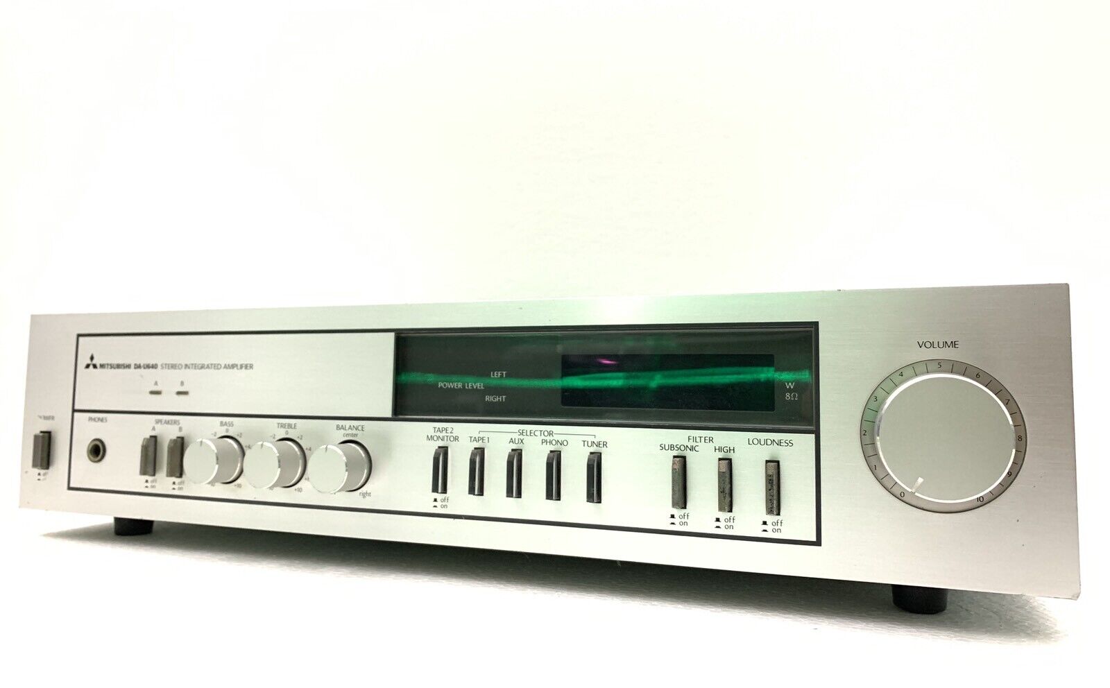 Mitsubishi DA-U640 Stereo Integrated Amplifier 100 Watts RMS Refurbished Perfect