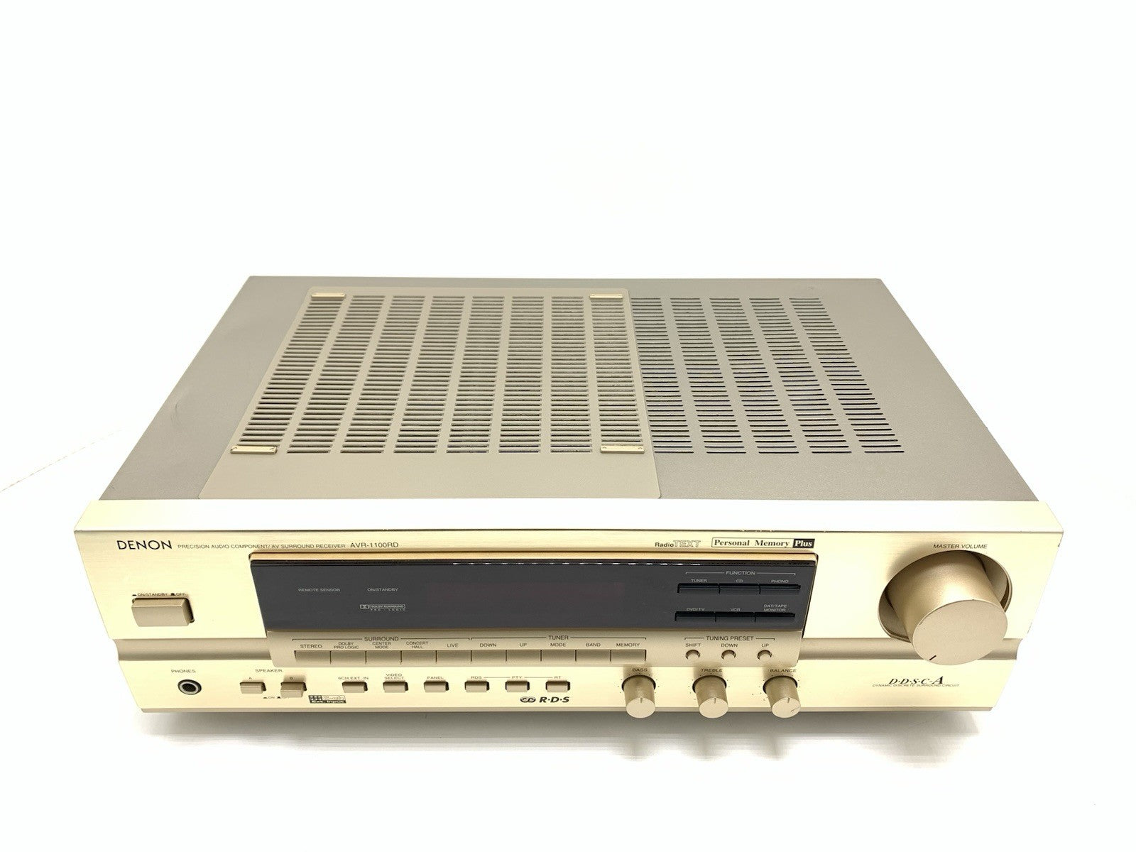 DENON AVR 1100 RD Digital 5.1 AV Surround Receiver 5 X 55 Watts RMS Vintage WORK