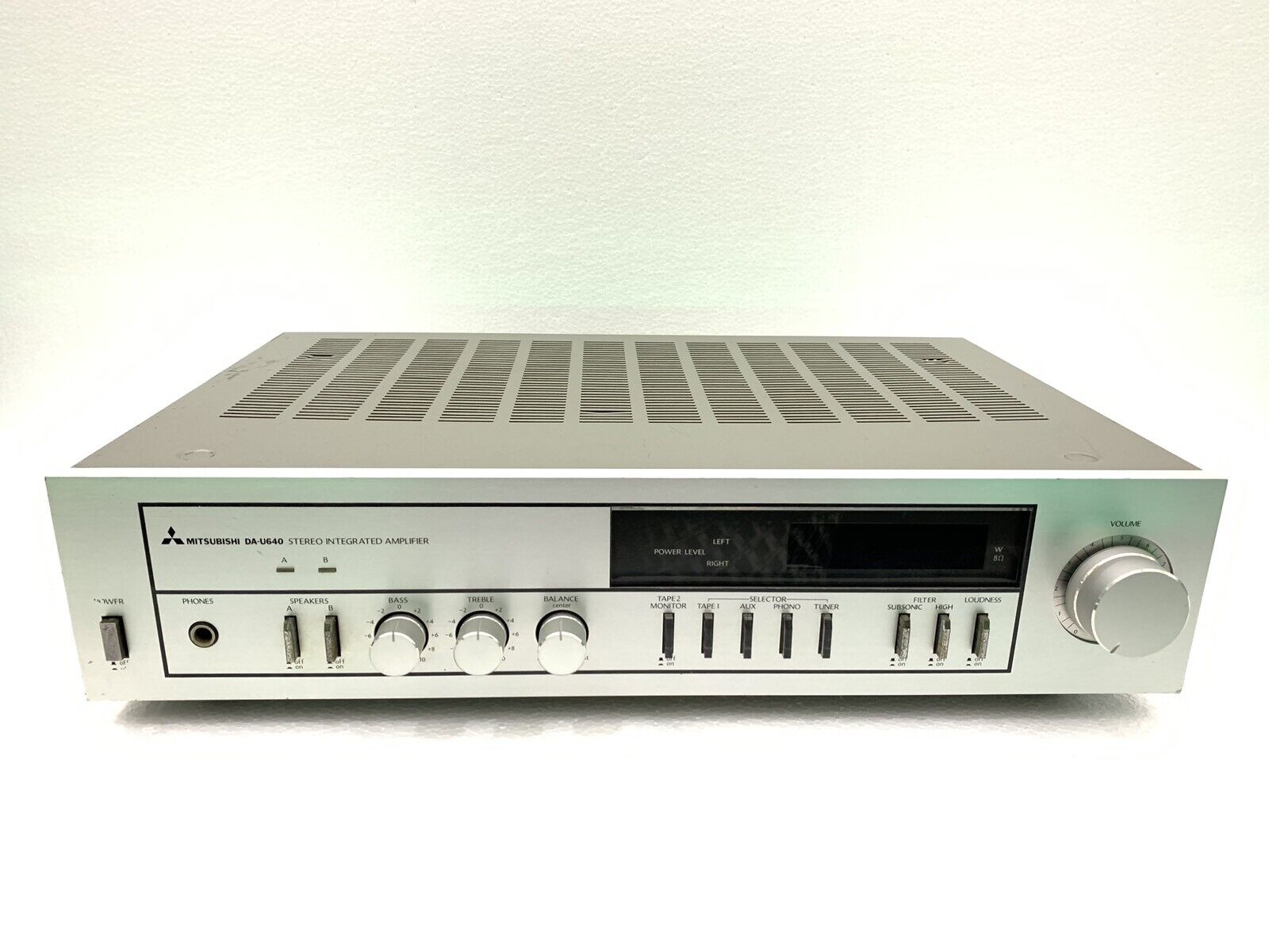 Mitsubishi DA-U640 Stereo Integrated Amplifier 100 Watts RMS Refurbished Perfect