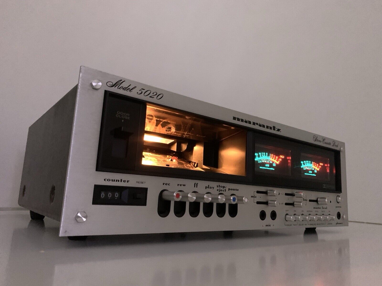 MARANTZ 5020 Stereo Cassette Tape Deck 2 Head Vintage 1977 Hi End WORK Good Look
