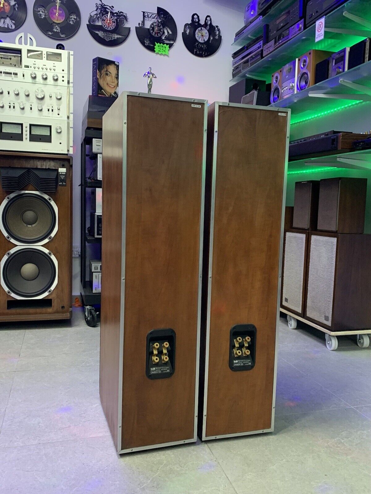 BOWERS & WILKINS B&W DM 604 S3 Speaker 3 Way 200 Watts RMS Hi End WORK Good Look