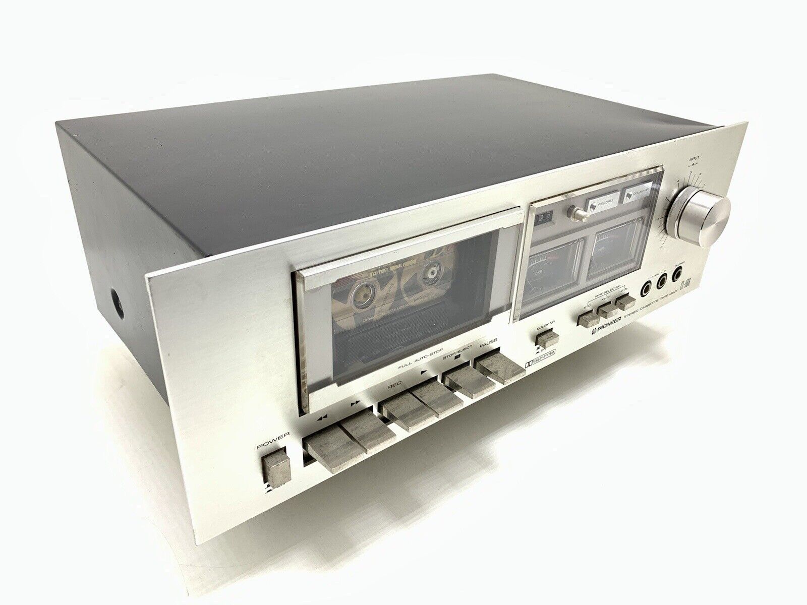 PIONEER CT-506 Stereo Cassette Tape Deck 2 Head Vintage 1978 WORK Good Look