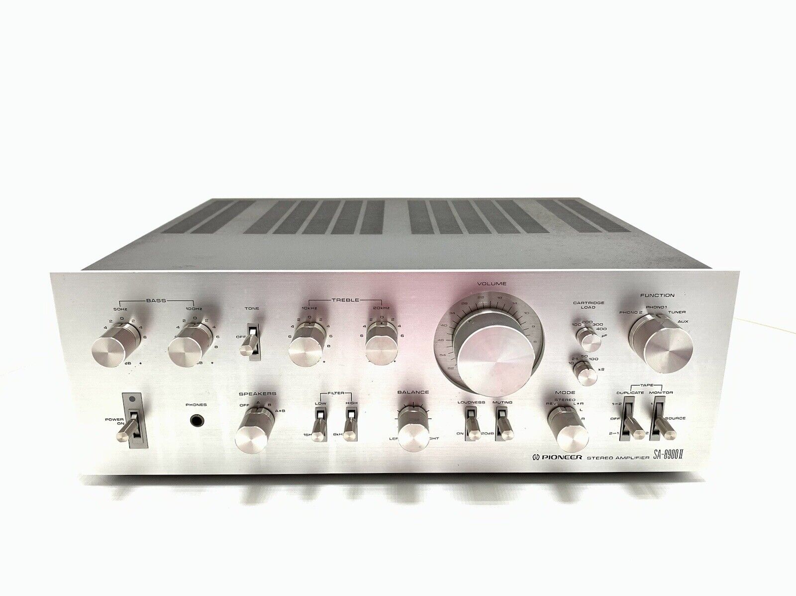 PIONEER SA-8900 II Stereo Amplifier 80+80 WRMS Vintage 1976 Work 220V Good Look