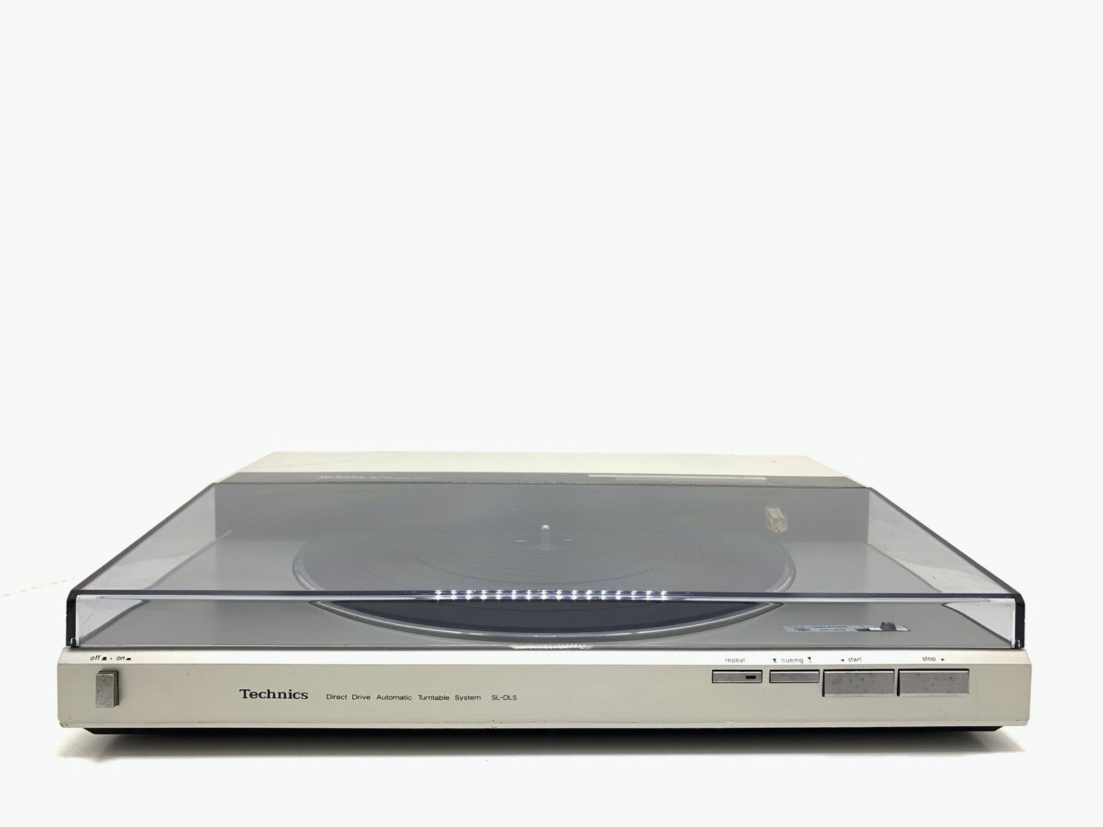 TECHNICS SL DL5 Direct Drive Linear Track Turntable  Vintage 1983 Work Good Look