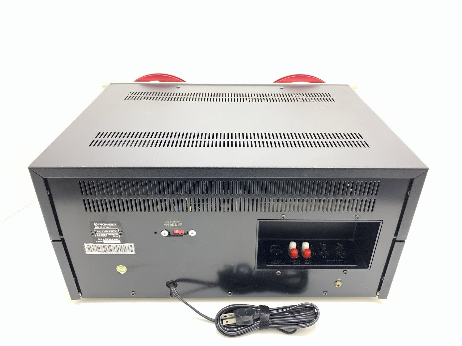 PIONEER RT 707 Open Reel 4 Track 7" Tape Vintage 1977 AutoReverse WORK Good Look