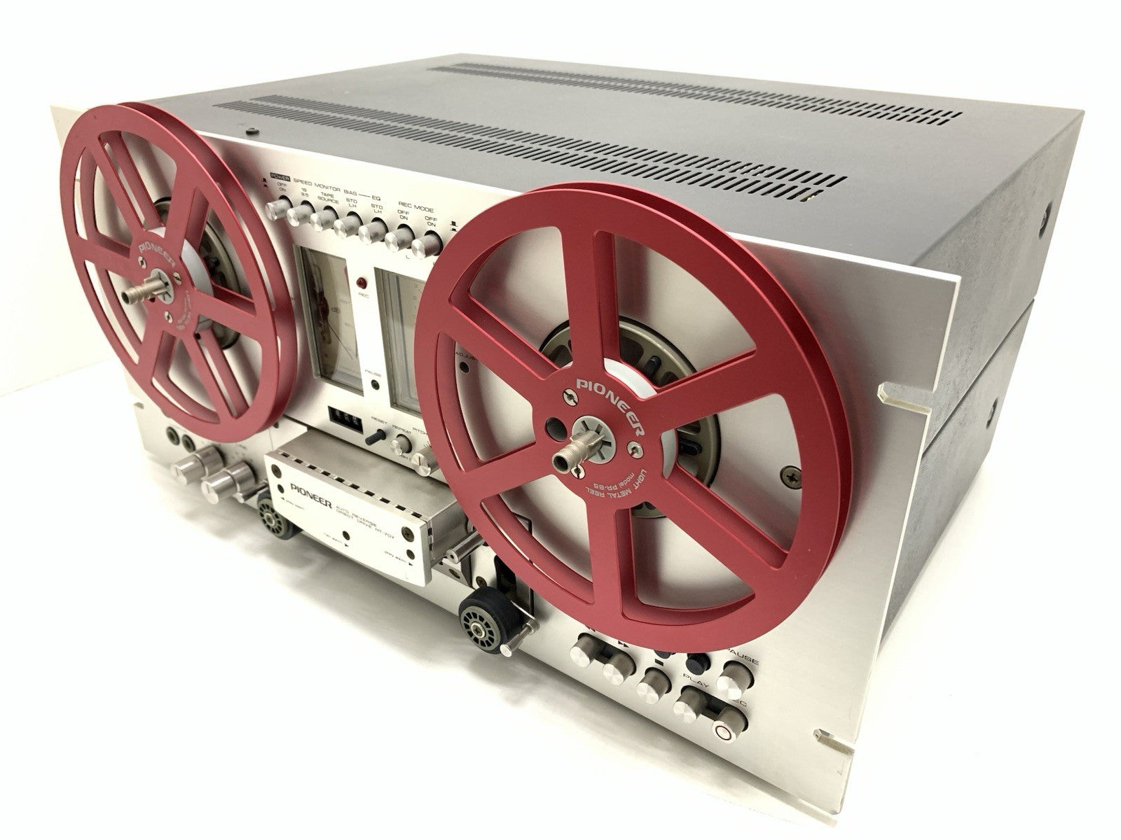 PIONEER RT 707 Open Reel 4 Track 7" Tape Vintage 1977 AutoReverse WORK Good Look